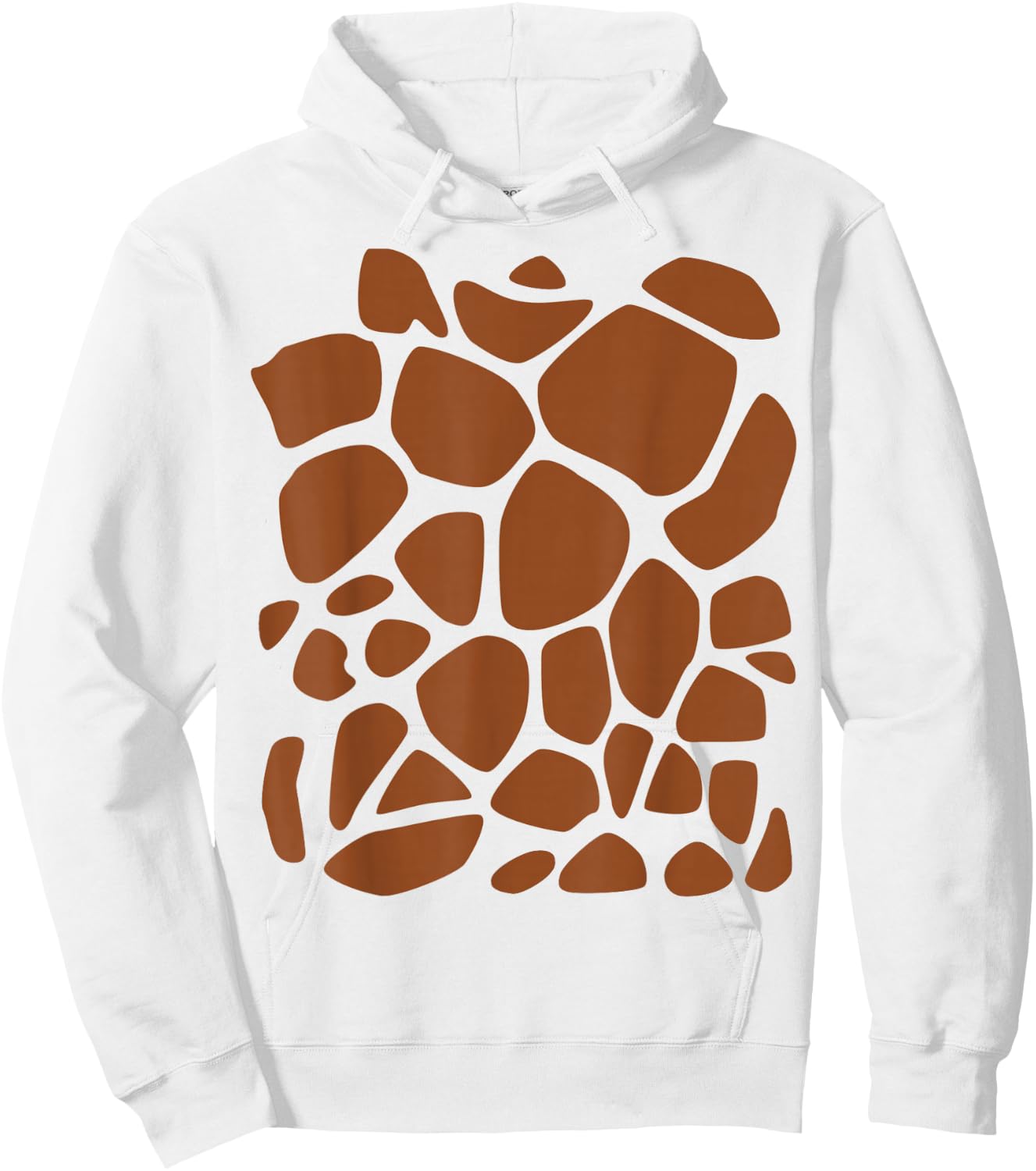 Giraffe Print Easy DIY Halloween Costume Shirt Hoodie - Hoodie | White
