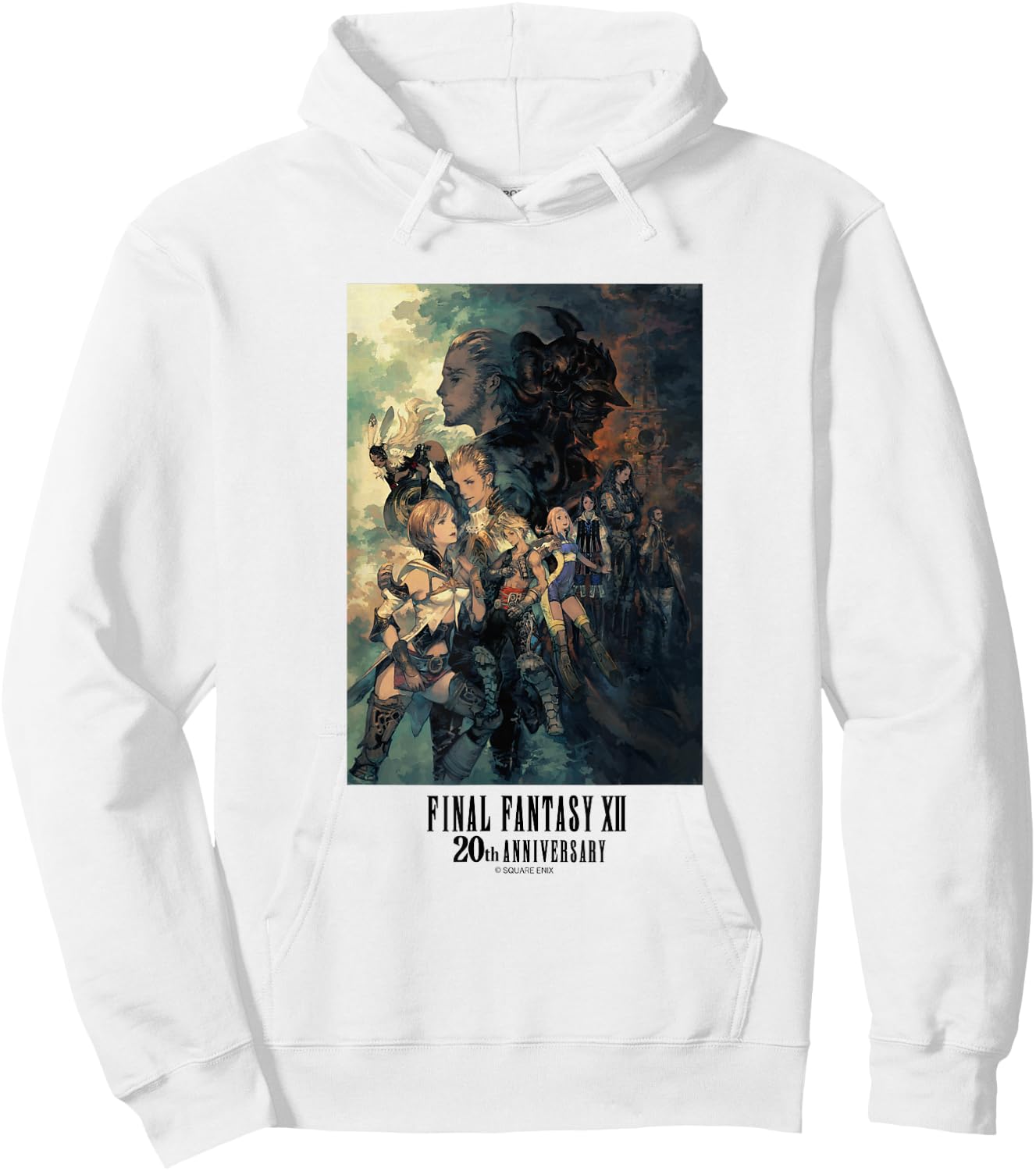 FINAL Fantasy Annivasary Collection FFXII TZA Package Art 2 Hoodie - Hoodie | White