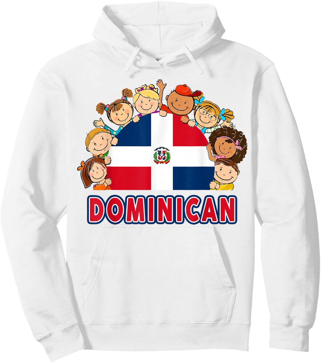 Hispanic Heritage Month Dominican Republic Kids Toddler Boys Hoodie - Hoodie | White