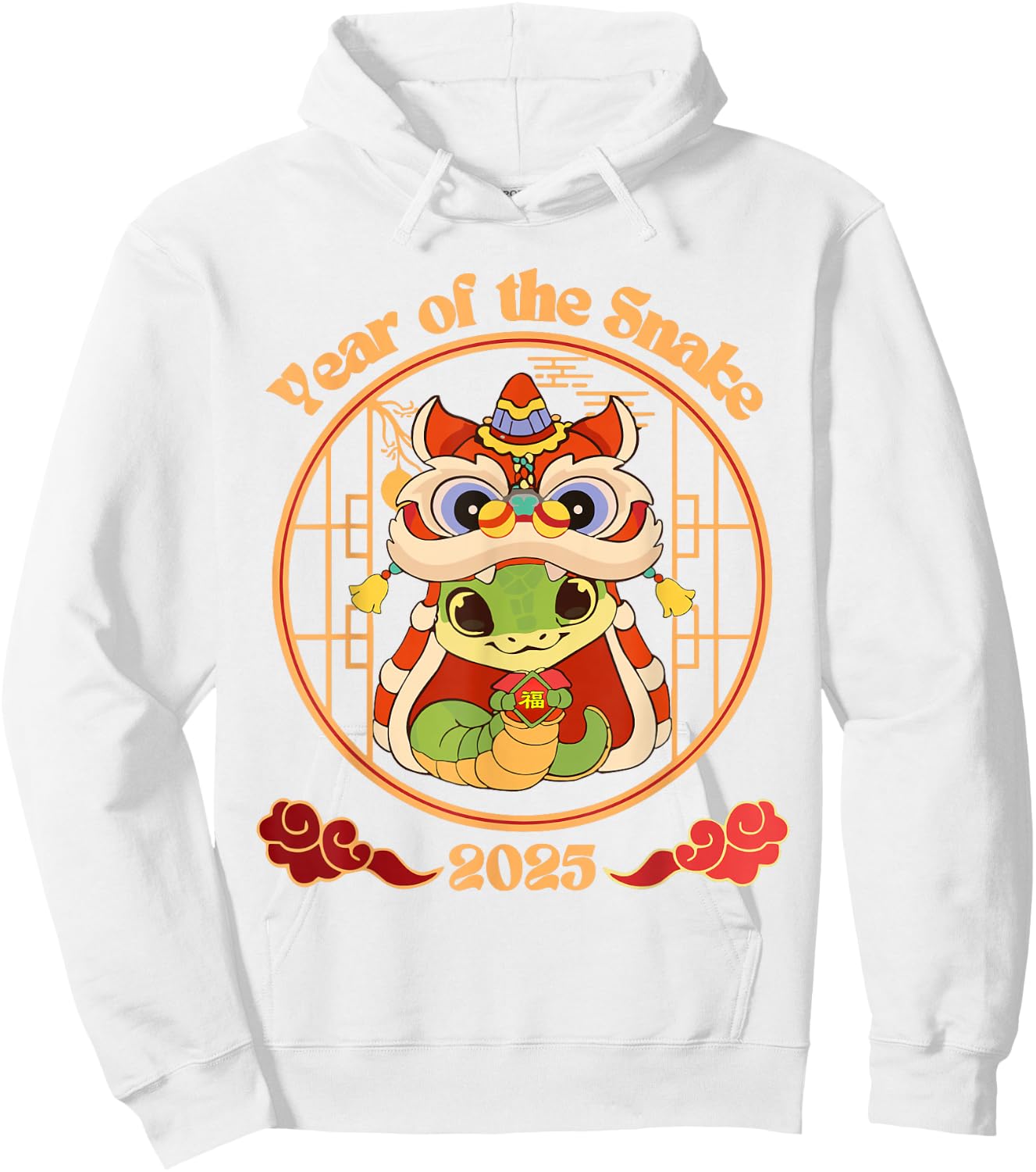 Year of The Snake 2025 Lunar New Year Chinese New Year 2025 Hoodie - Hoodie | White