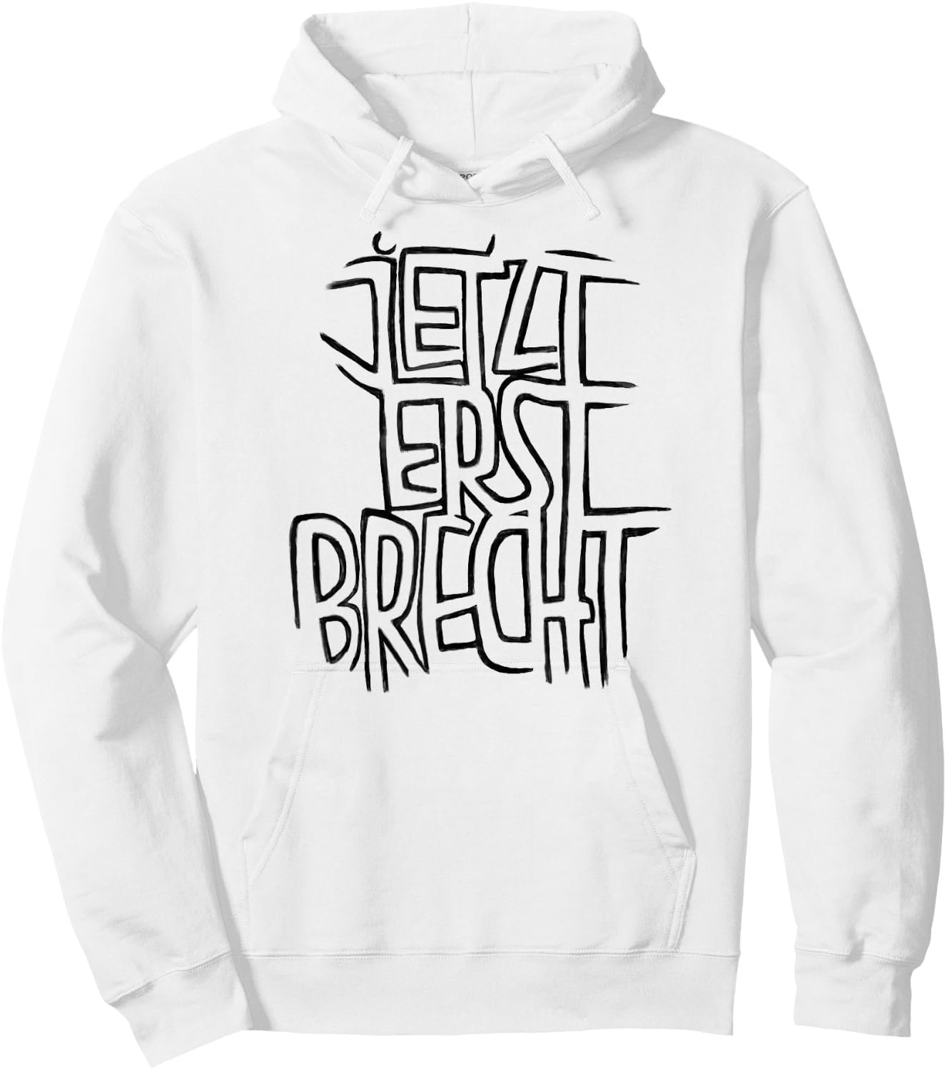 Bertolt Brecht Wortspiel, Lustiger Brecht Hoodie - Hoodie | White