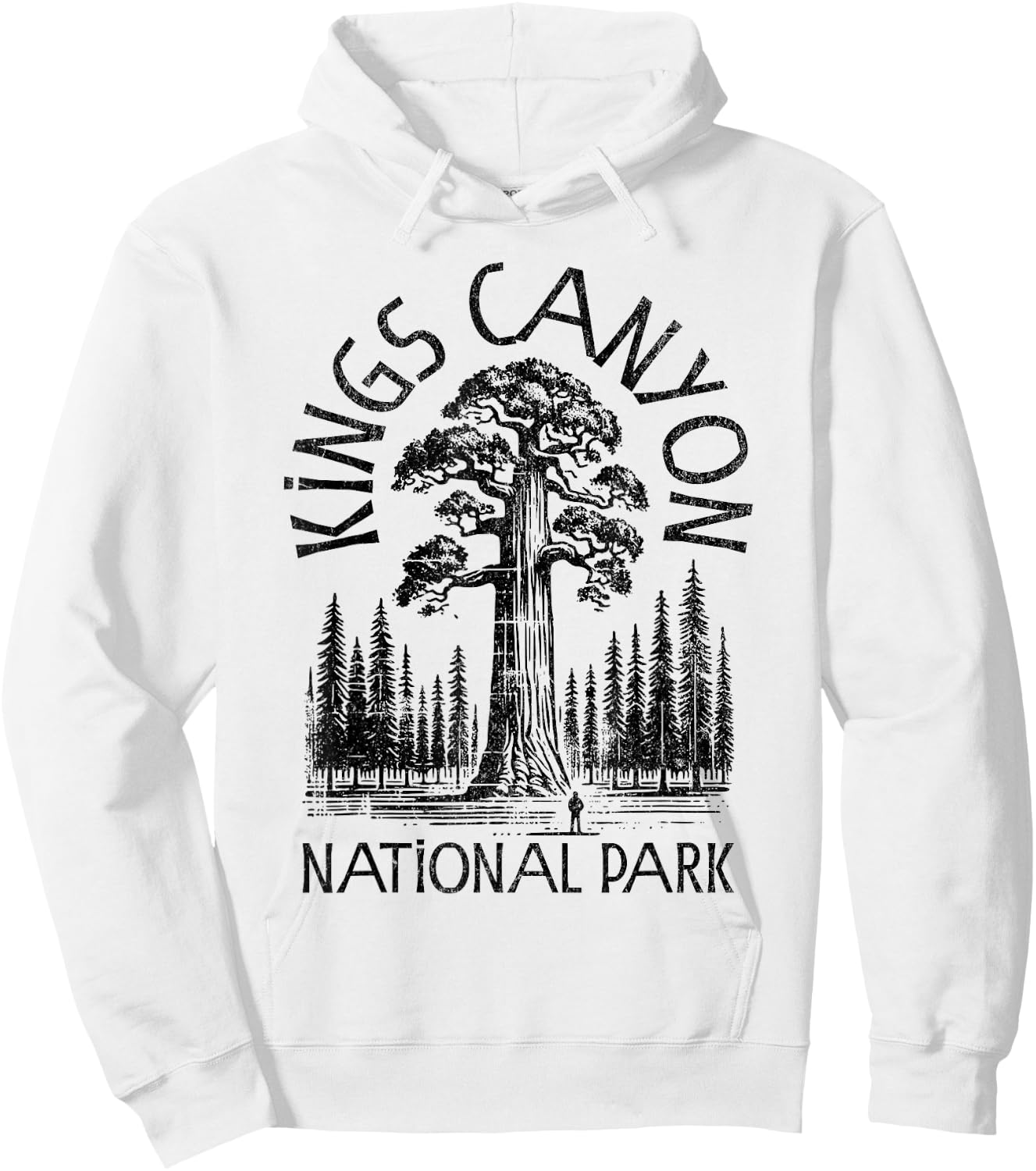 Kings Canyon National Park Hoodie - Hoodie | White