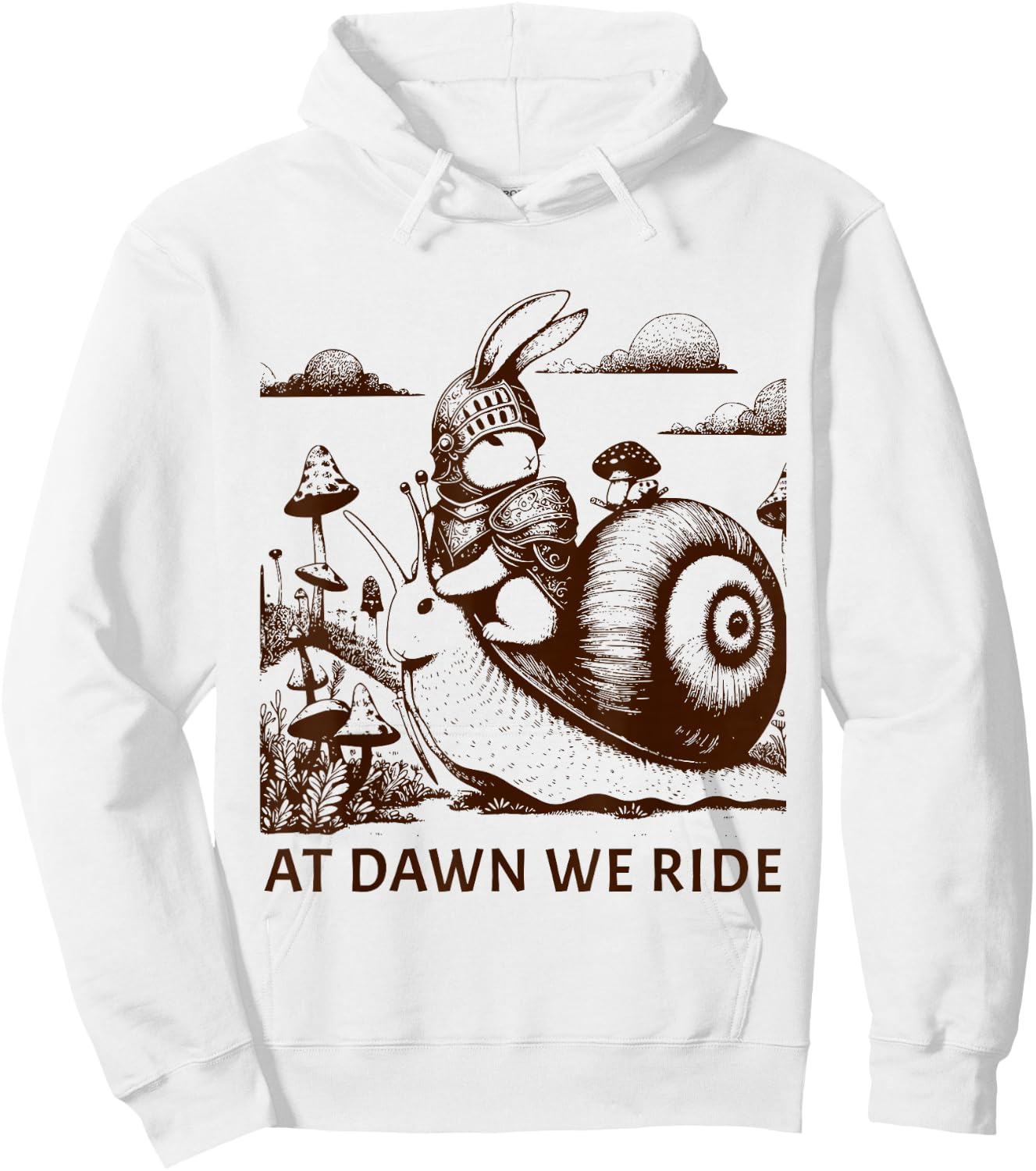 Medieval Bunny Rabbit Castlecore Hoodie - Hoodie | White