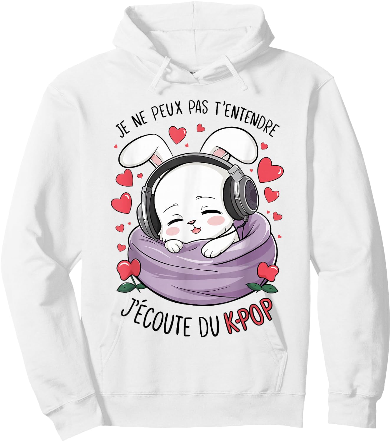 K-Pop | for Girls & Women Gifts K-Pop , white, S Hoodie - Hoodie | White