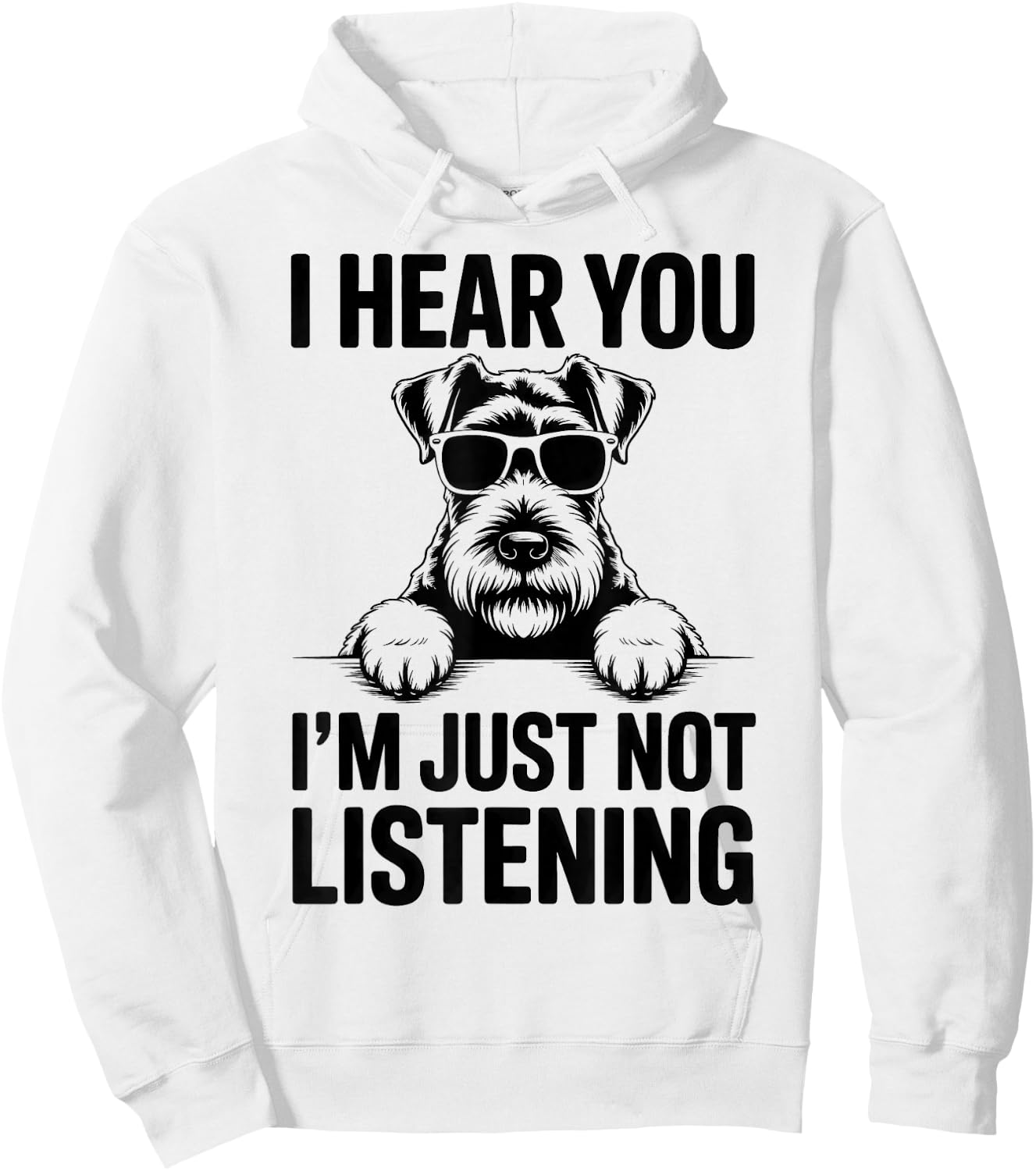 Kerry Blue Terrier Dog Funny Kerry Blue Terrier Hoodie - Hoodie | White