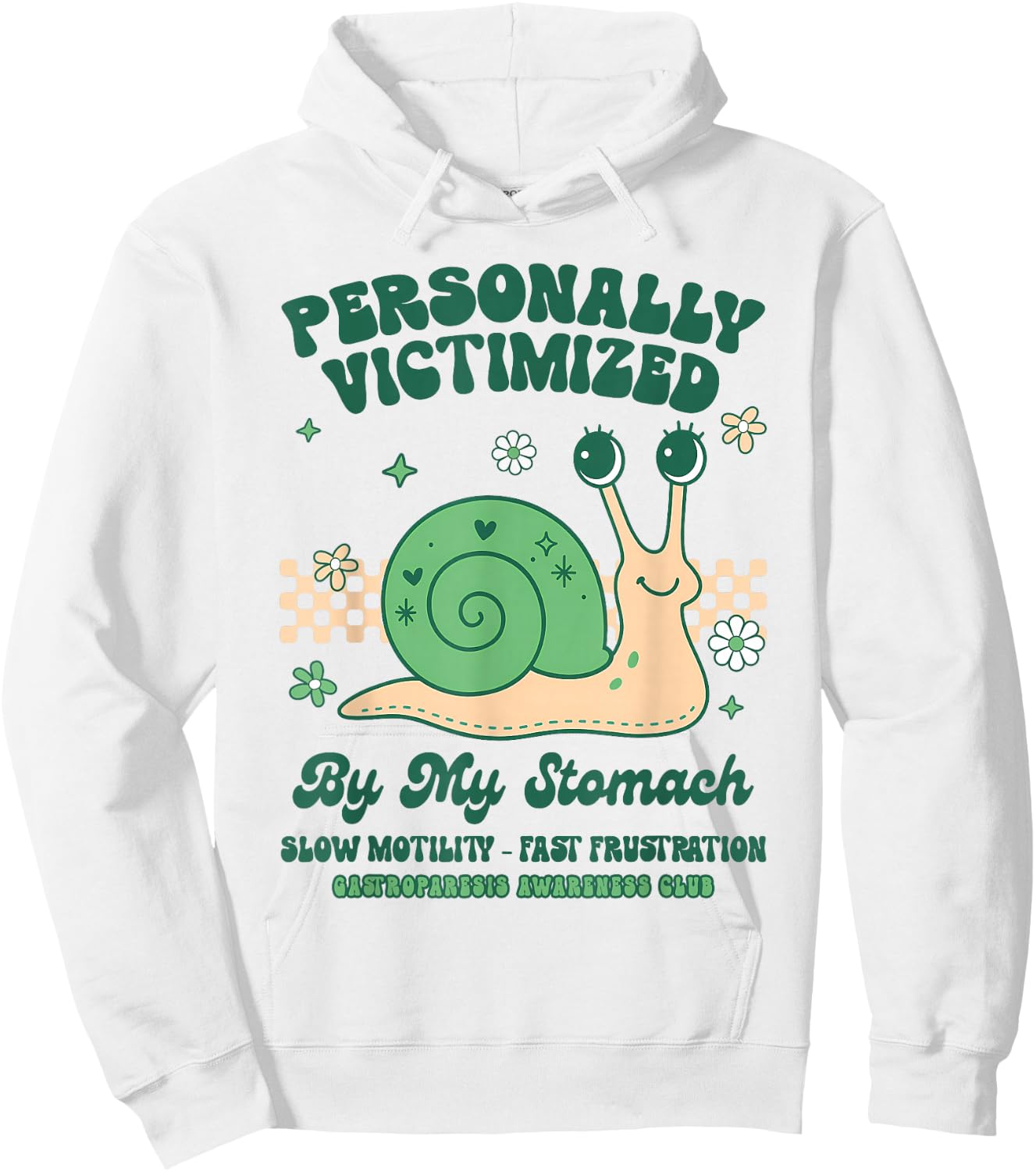 Gastroenterology IBS Personally Victimized By My Stomach Hoodie - Hoodie | White