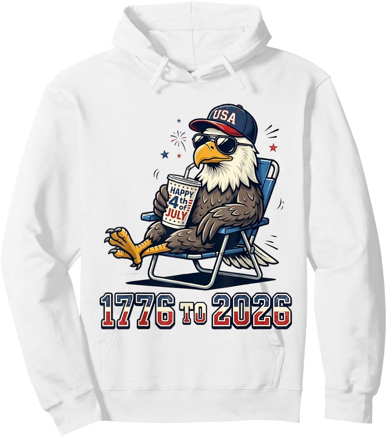 250 Jahre Freiheit 250. Jahrestag der Unabhängigkeit der USA Hoodie - Hoodie | White