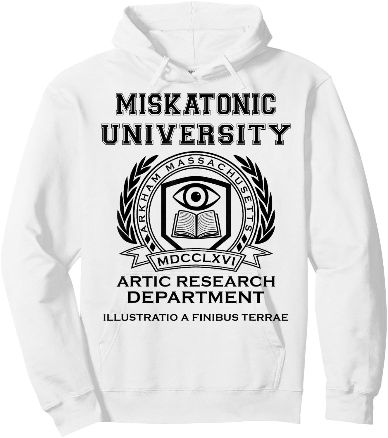 Miskatonic University Artic Research Department , white, S Hoodie - Hoodie | White