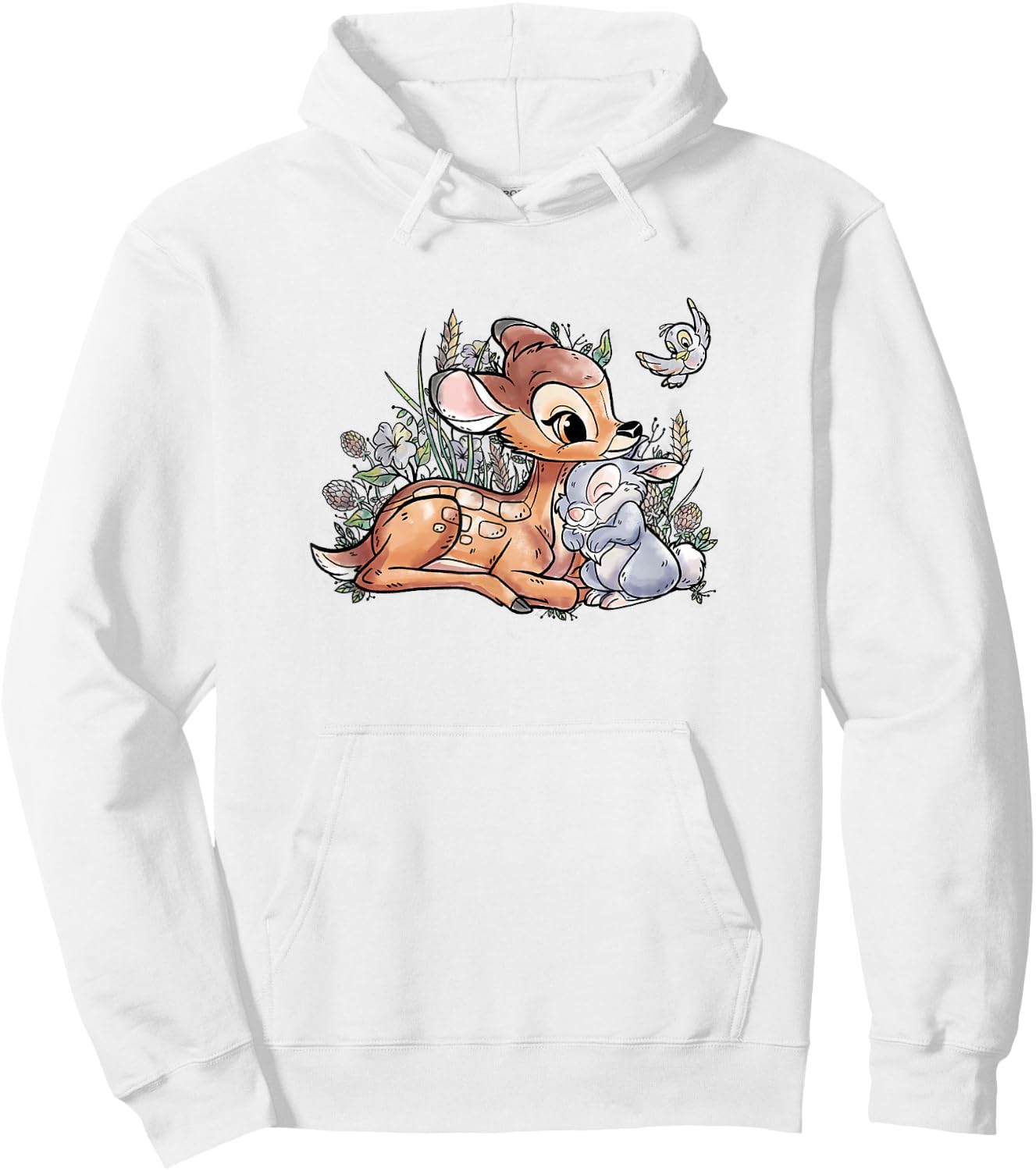Disney Bambi and Thumper Snuggles , blue Hoodie - Hoodie | White