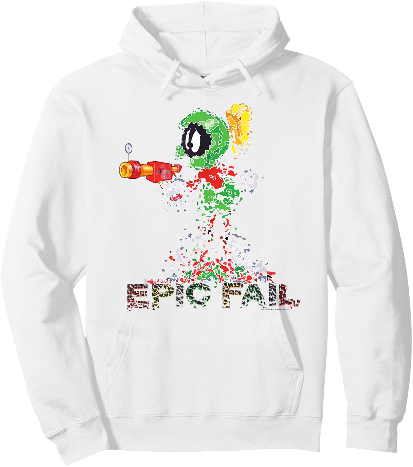 Looney Tunes Marvin the Martian Epic Fail Hoodie - Hoodie | White