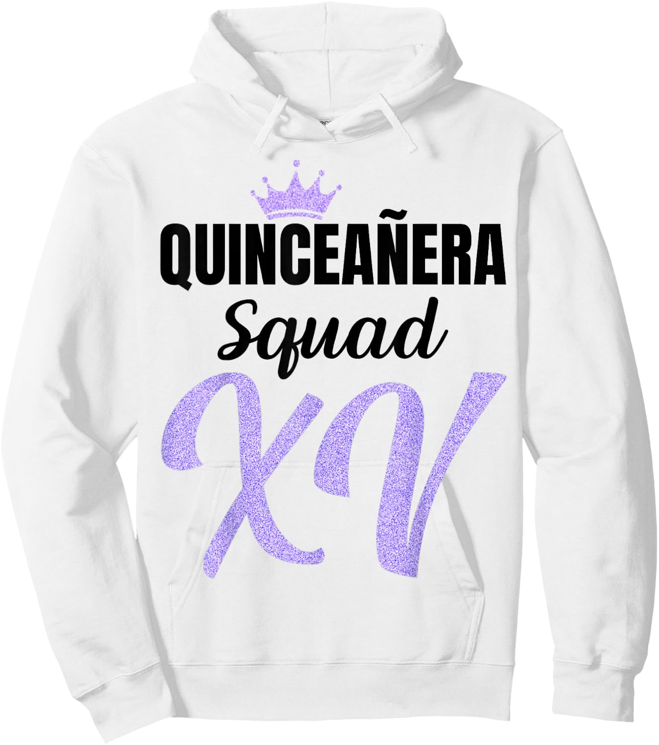 Quince Squad Quinceañera Guest 15th Birthday Quince Años Hoodie - Hoodie | White