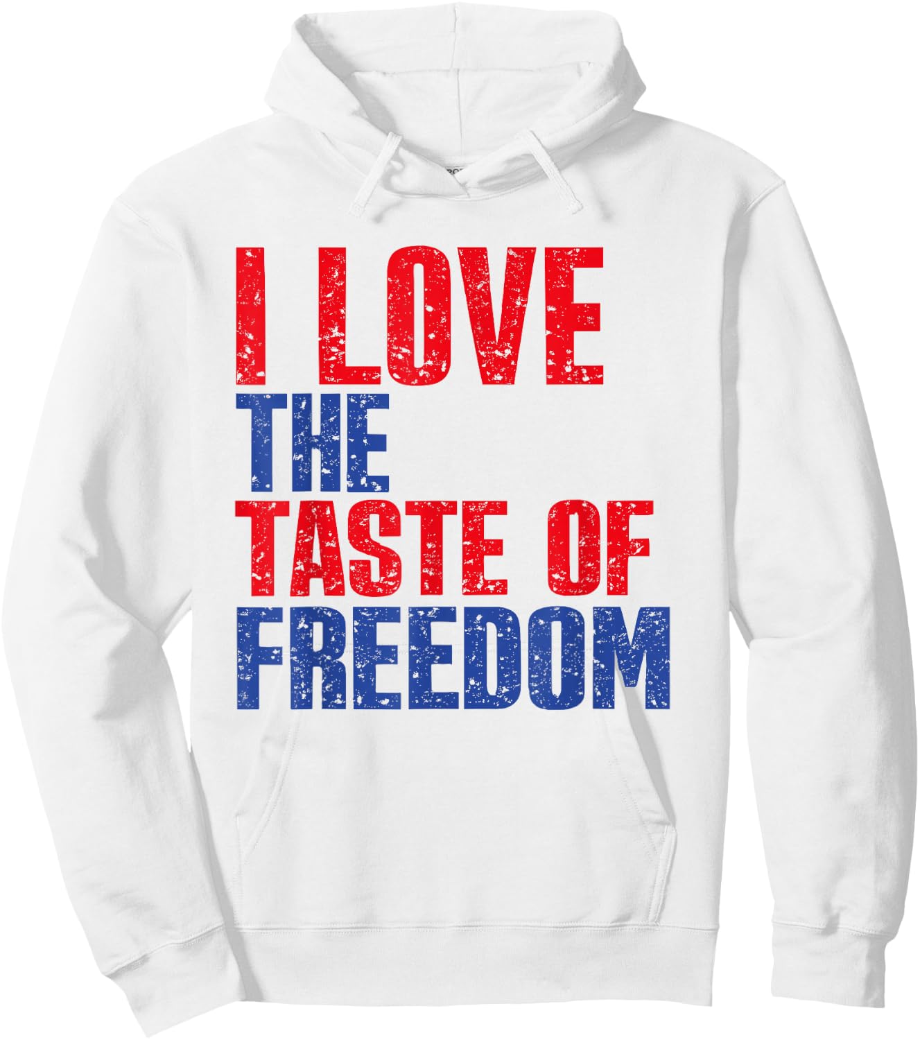 I Love The Taste of Freedom Couples Matching 4th of July Hoodie - Hoodie | White