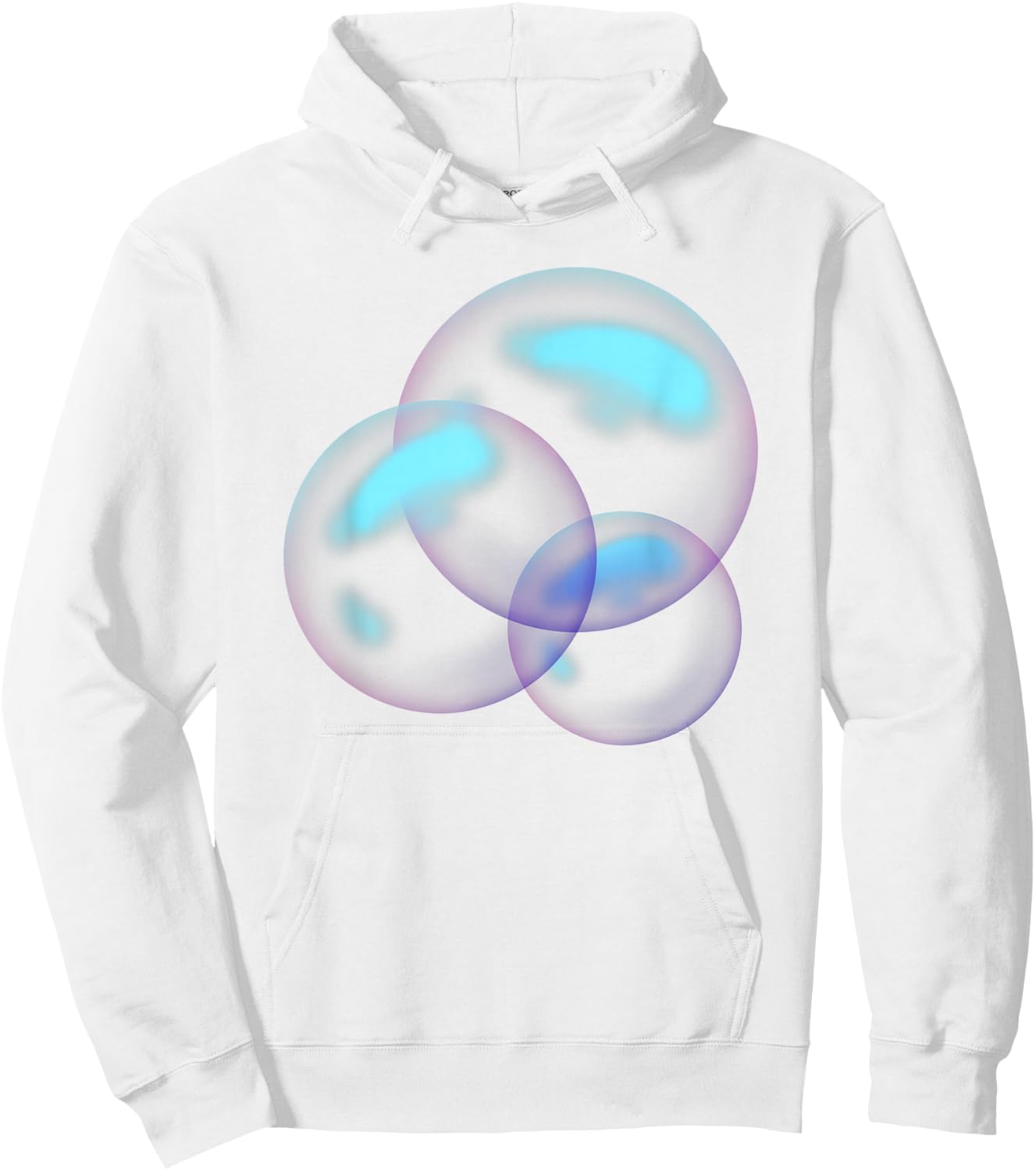 Soap Bubbles , White, s Hoodie - Hoodie | White