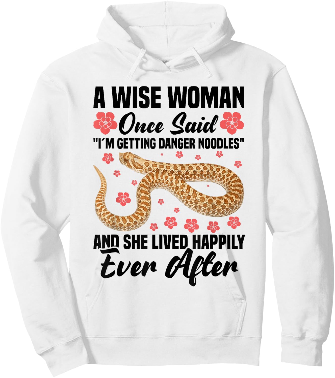 Hognose Snake Ring Hide Stuffed Animal Hognose Snake Hoodie - Hoodie | White