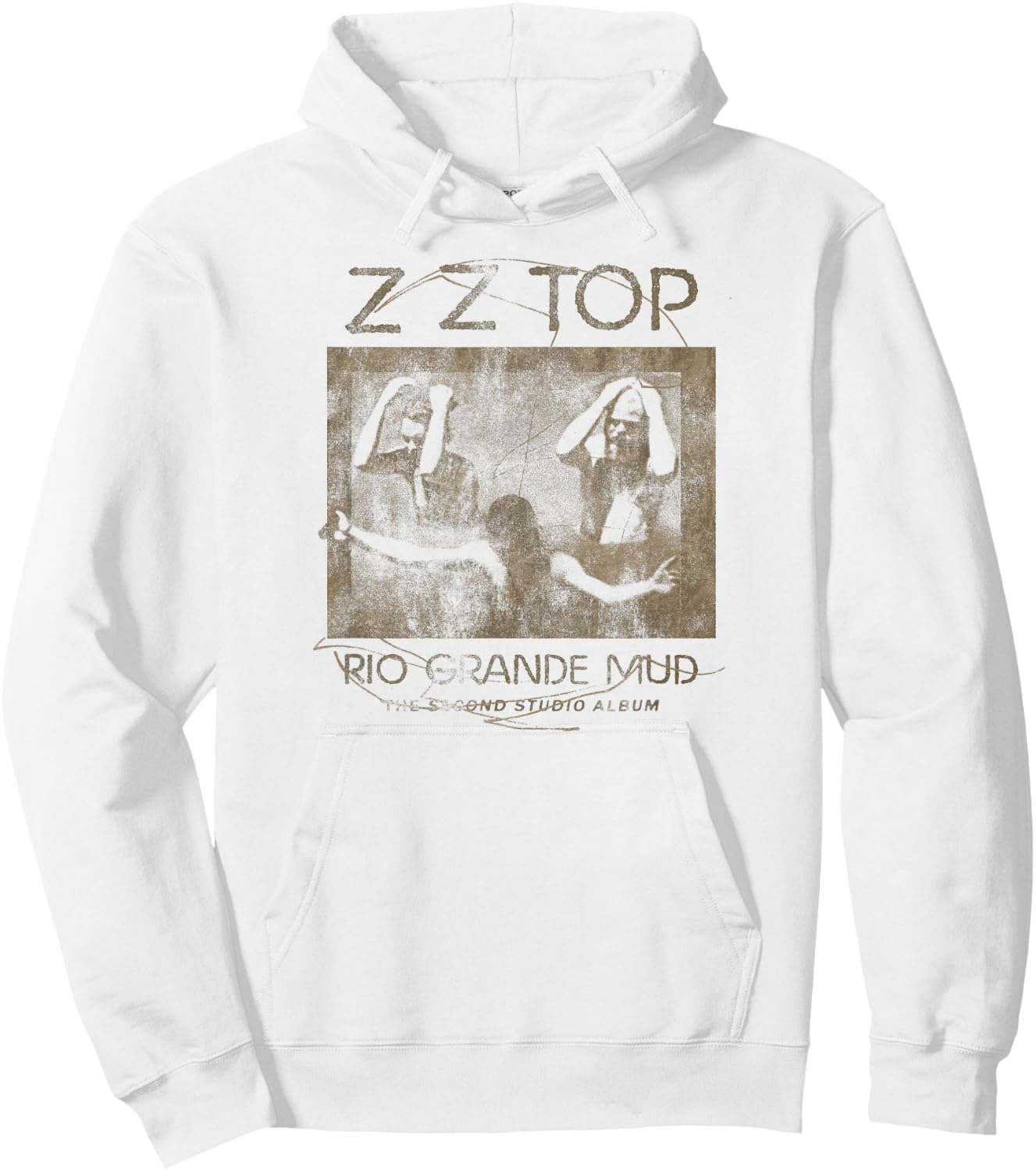 ZZ Top Rio Grande Mud , white, S Hoodie - Hoodie | White