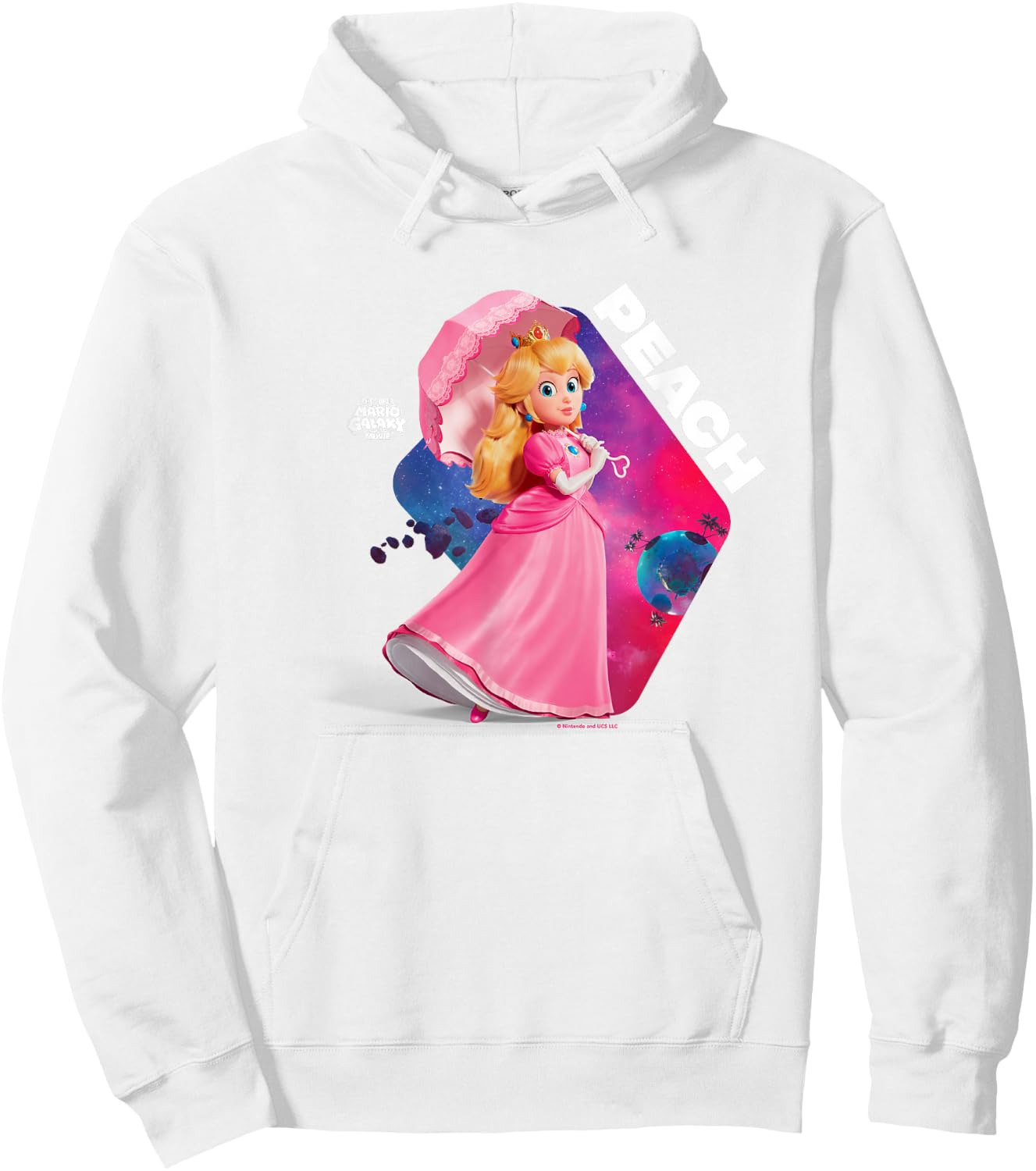 The Super Mario Galaxy Movie Cosmic Princess Peach Hoodie - Hoodie | White
