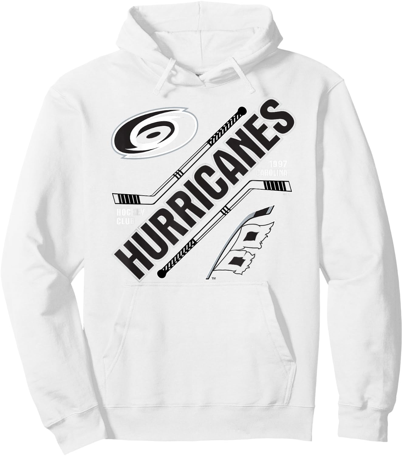 Carolina Hurricanes Force Red Officially Licensed Hoodie - Hoodie | White