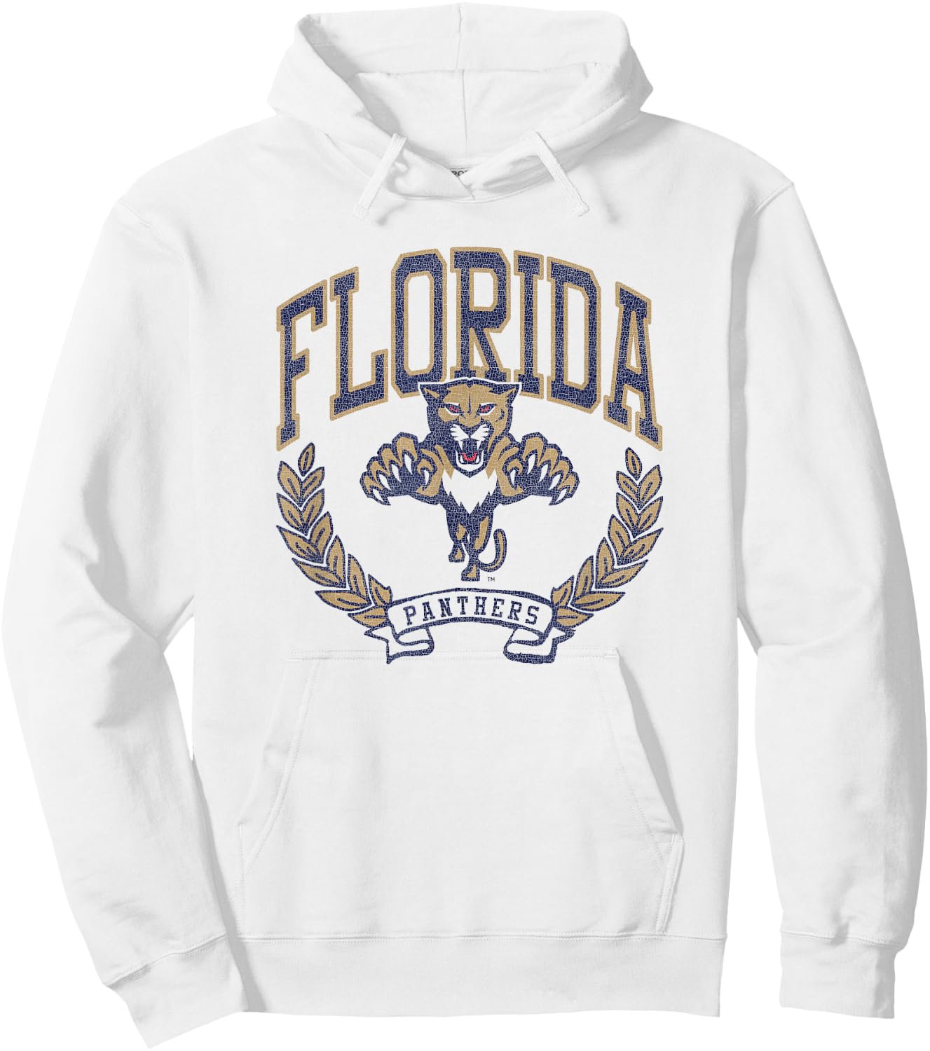 Florida Panthers Vintage Victory White Officially Licensed Hoodie - Hoodie | White