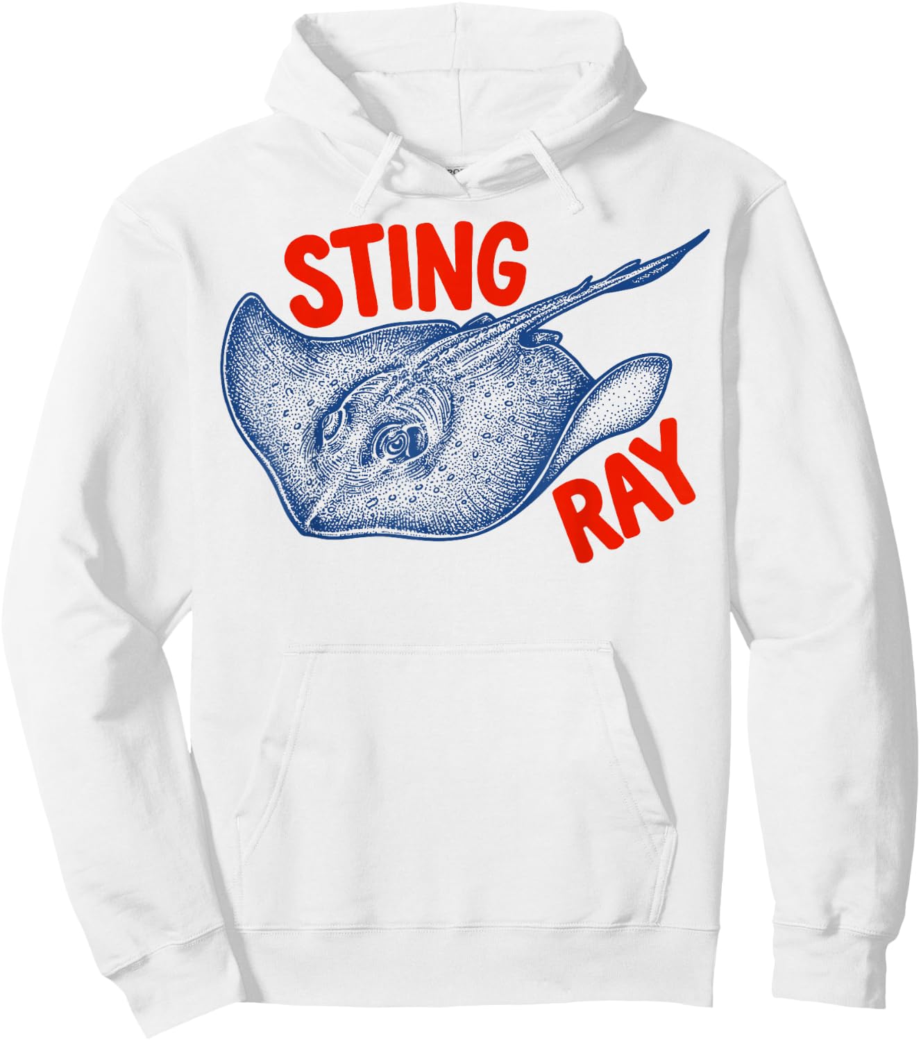 Sting Ray Singray Hoodie - Hoodie | White
