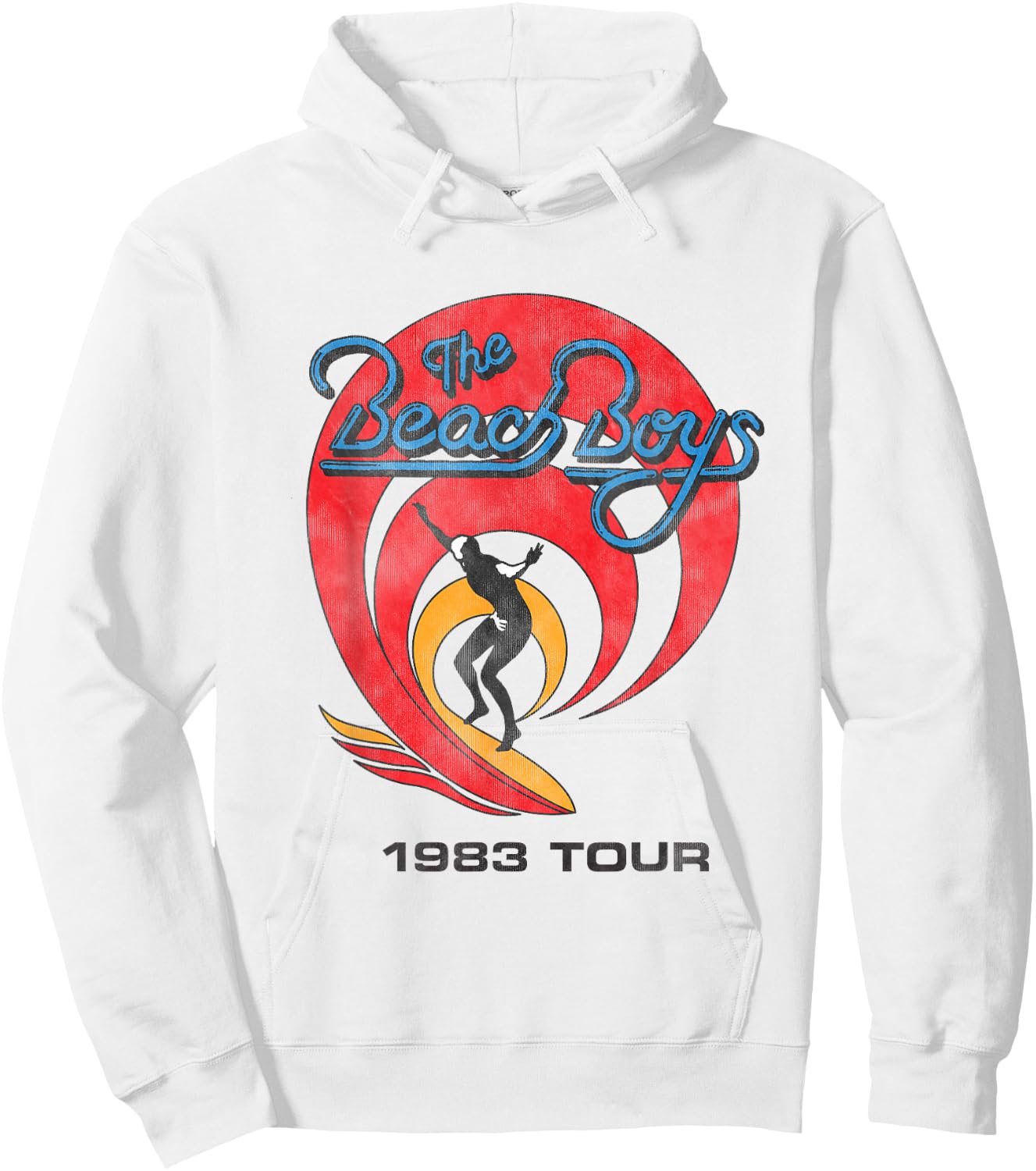 Official Tour Beach Boys 1983 Hoodie - Hoodie | White