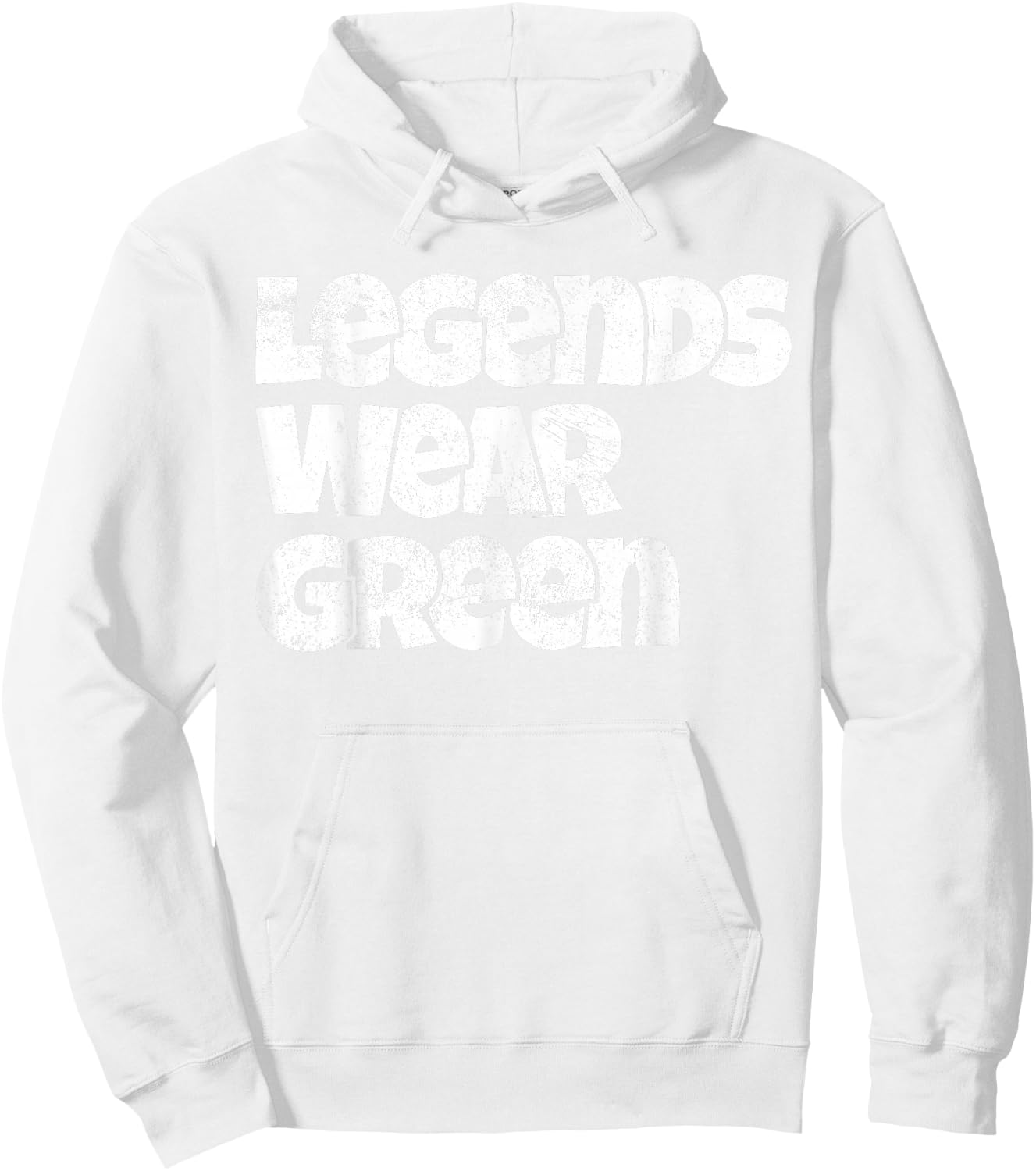 Legends Wear Green Spirit Wear Team Game Color War Funny Hoodie - Hoodie | White
