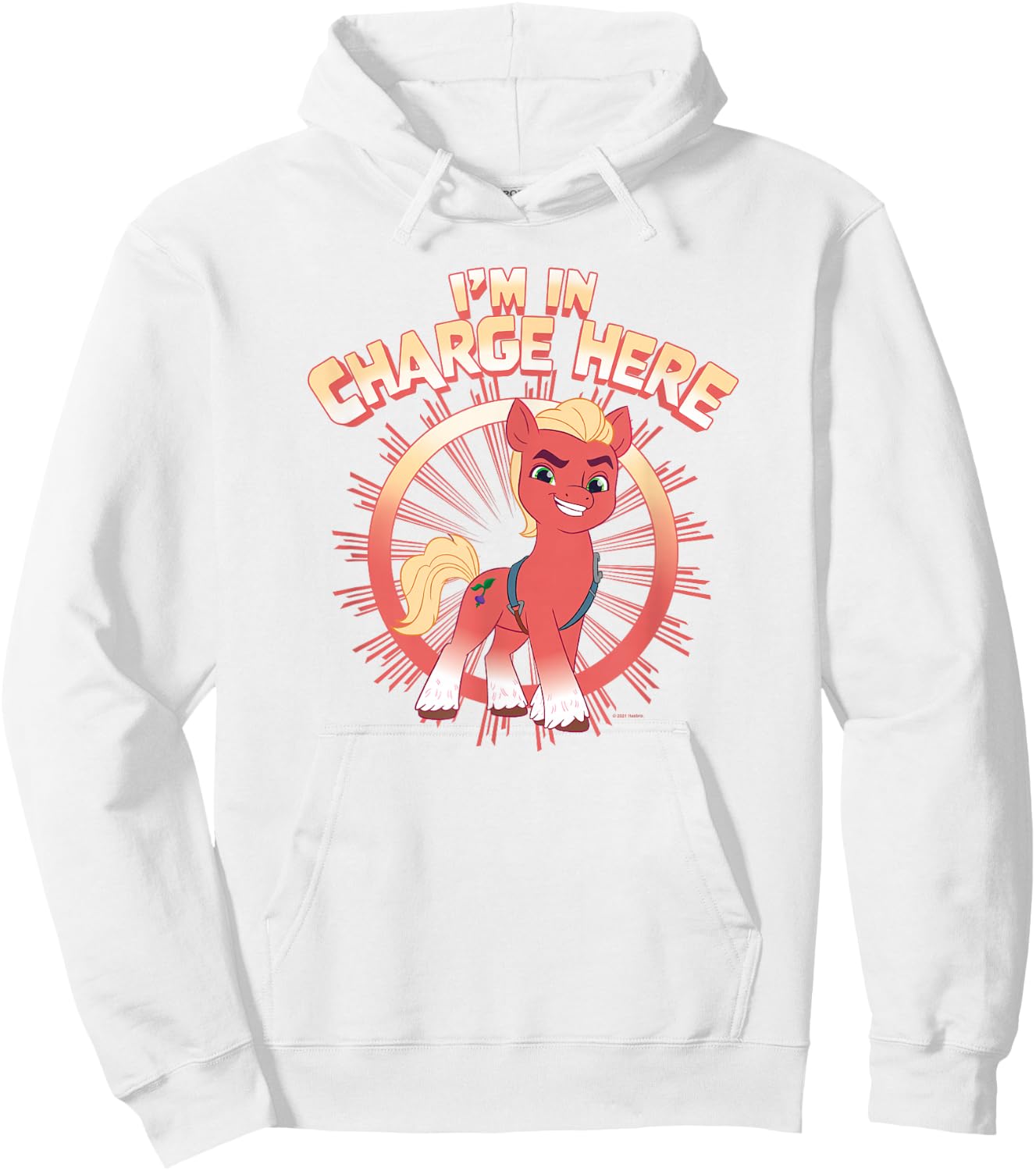 My Little Pony Sprout I'm In Charge Here Quote Hoodie - Hoodie | White