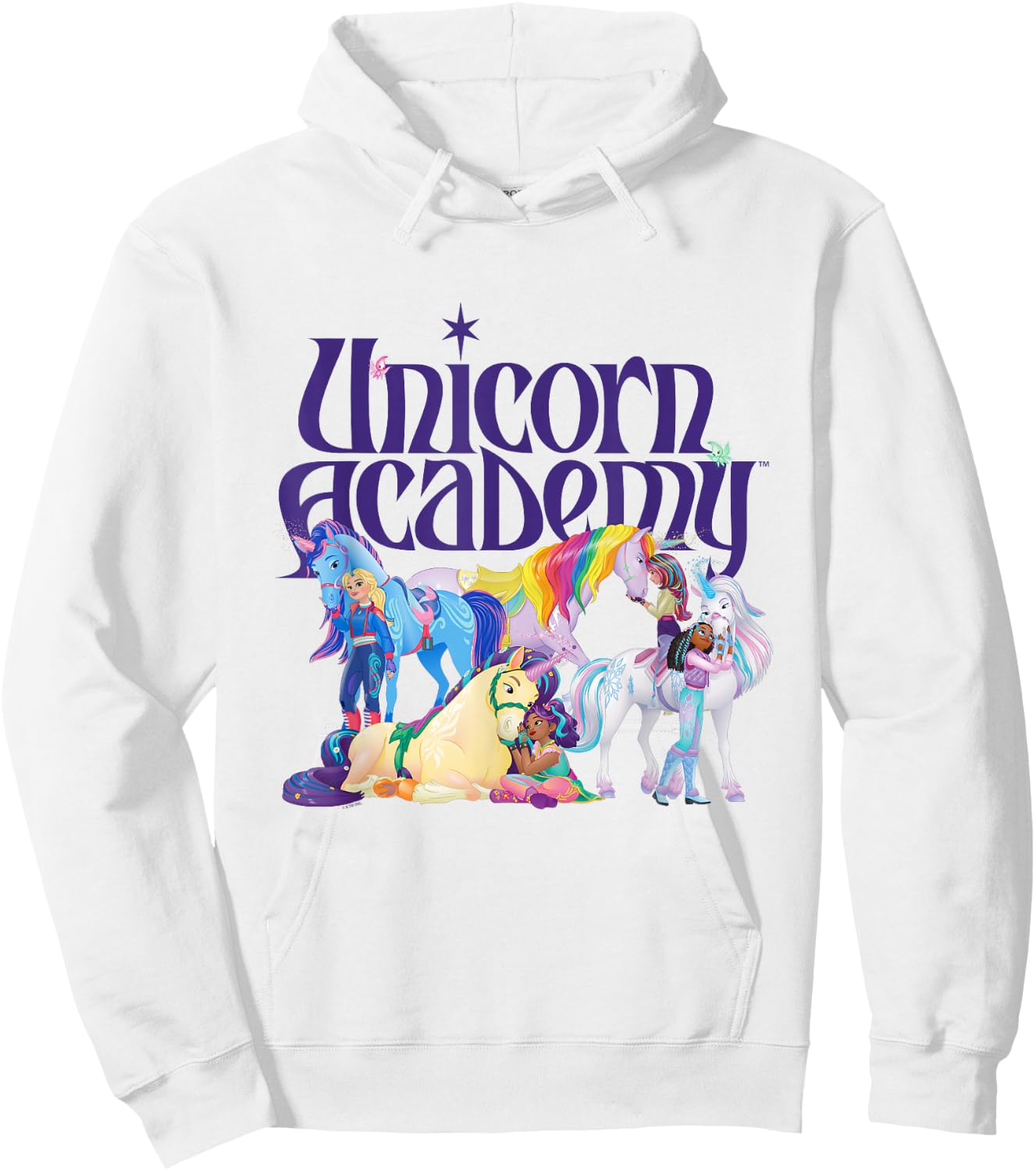Riders and Unicorns Hoodie - Hoodie | White