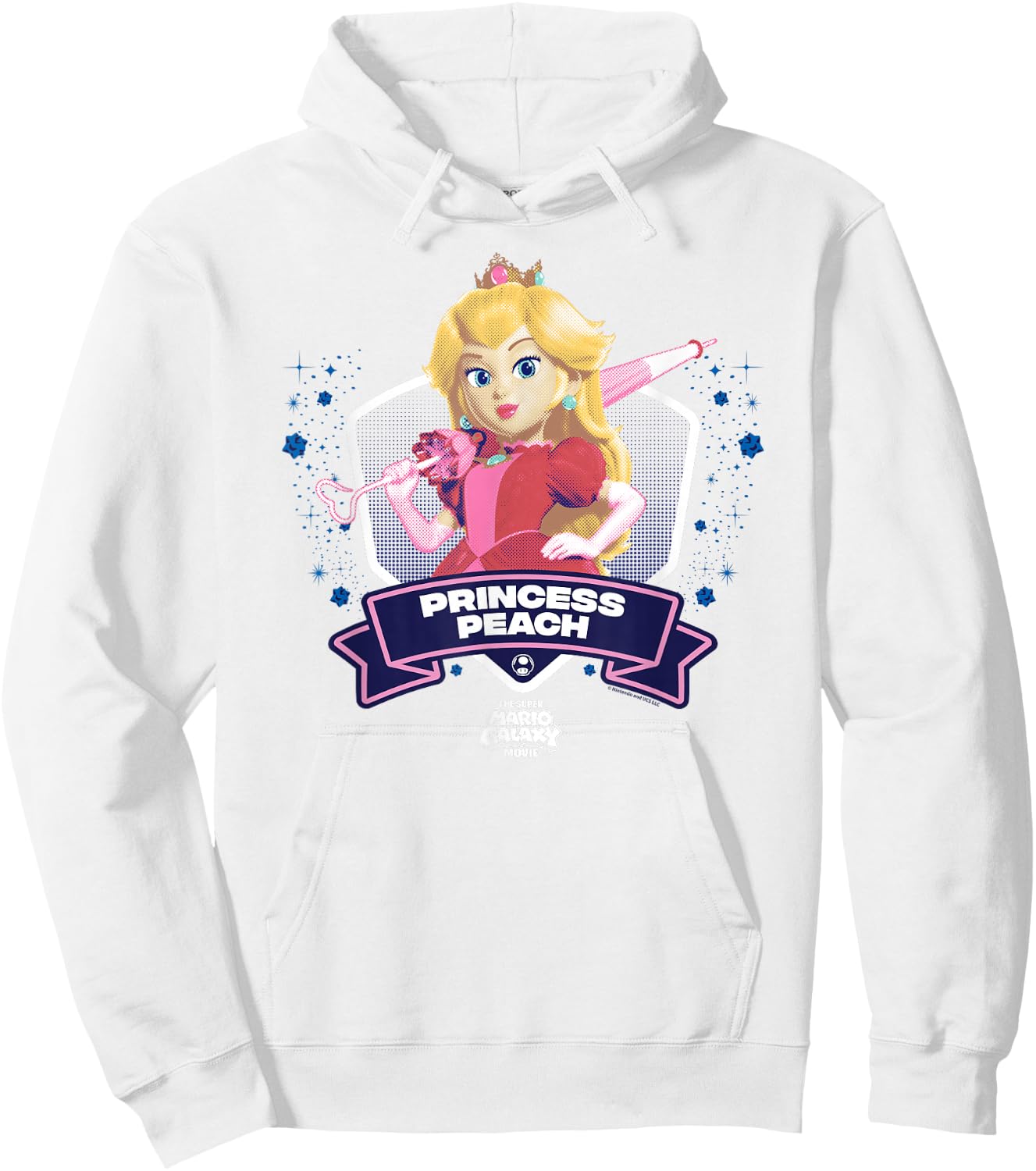 The Super Mario Galaxy Movie Princess Peach Champion Hoodie - Hoodie | White