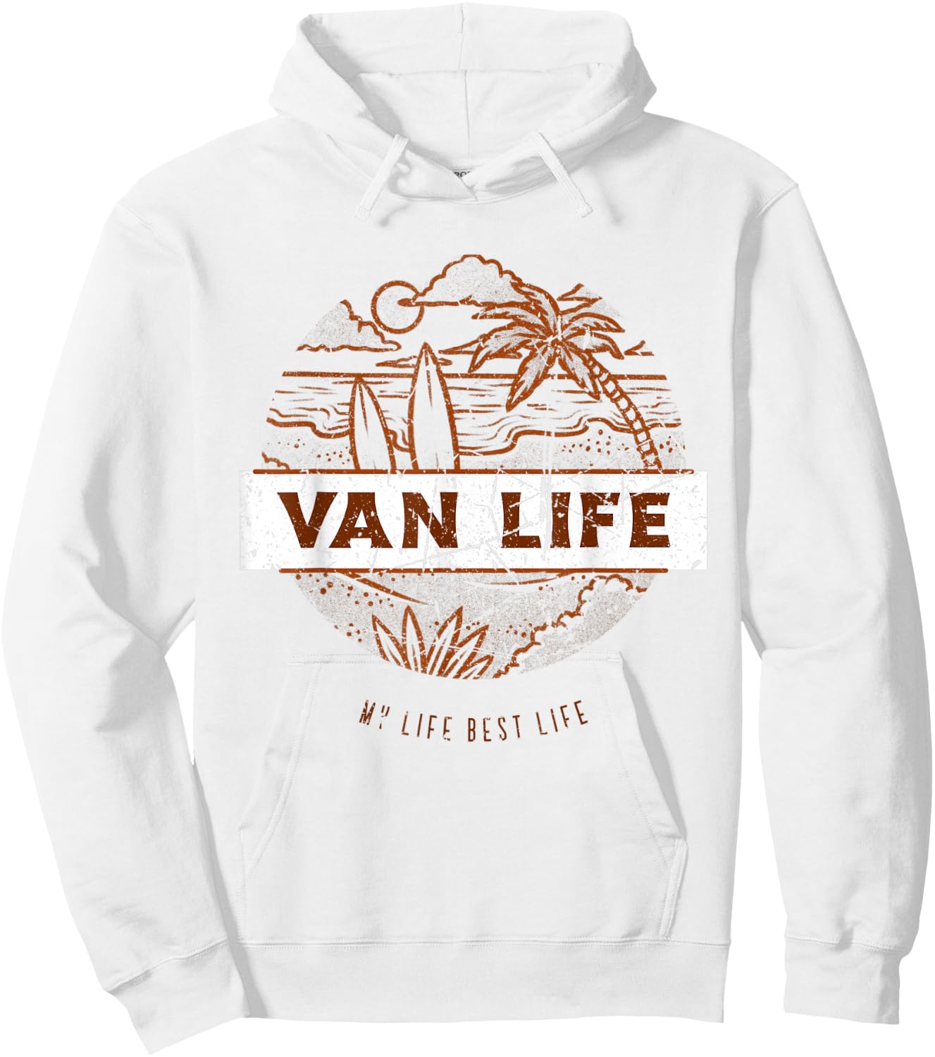 Van Life Clothing Retro Vintage Van Dwellers Vanlife Nomads1 Hoodie - Hoodie | White