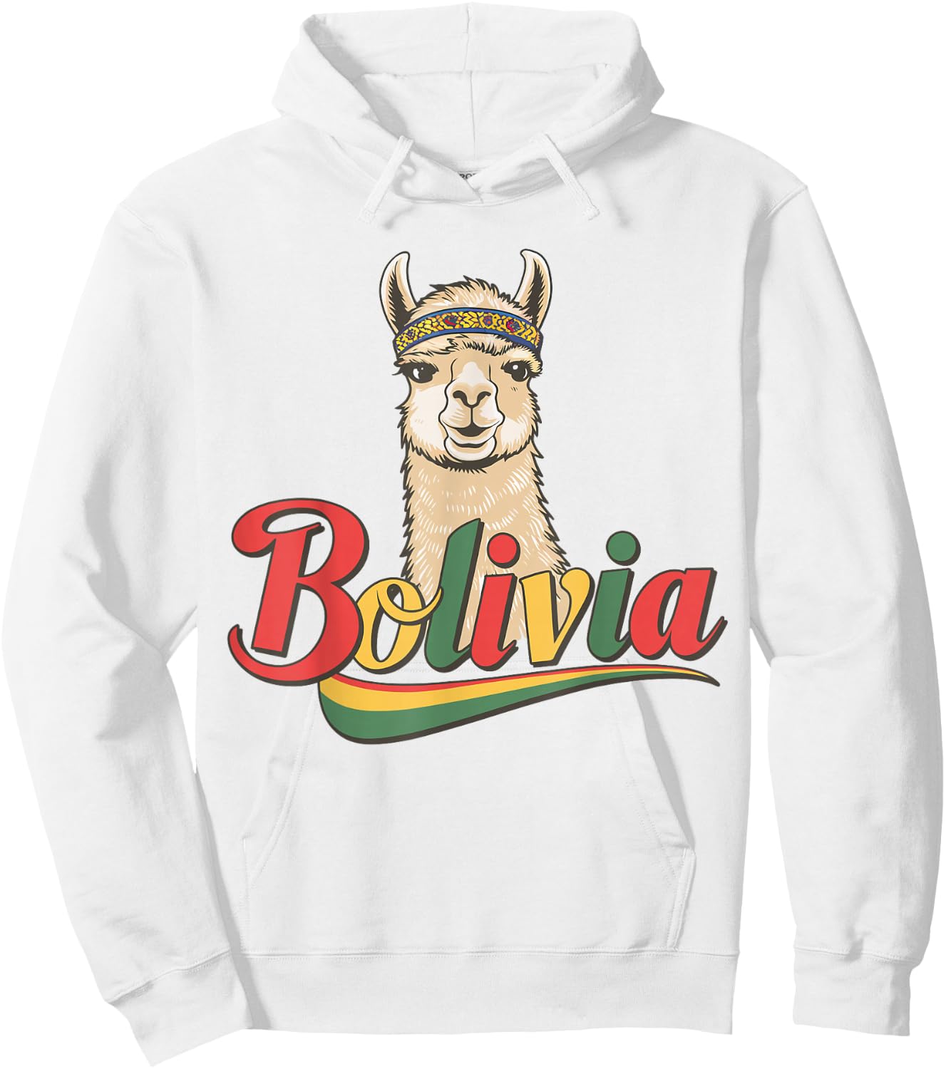 Bolivia Alpaca Loves Bolivian Llama Travel Enthusiasts Retro Hoodie - Hoodie | White