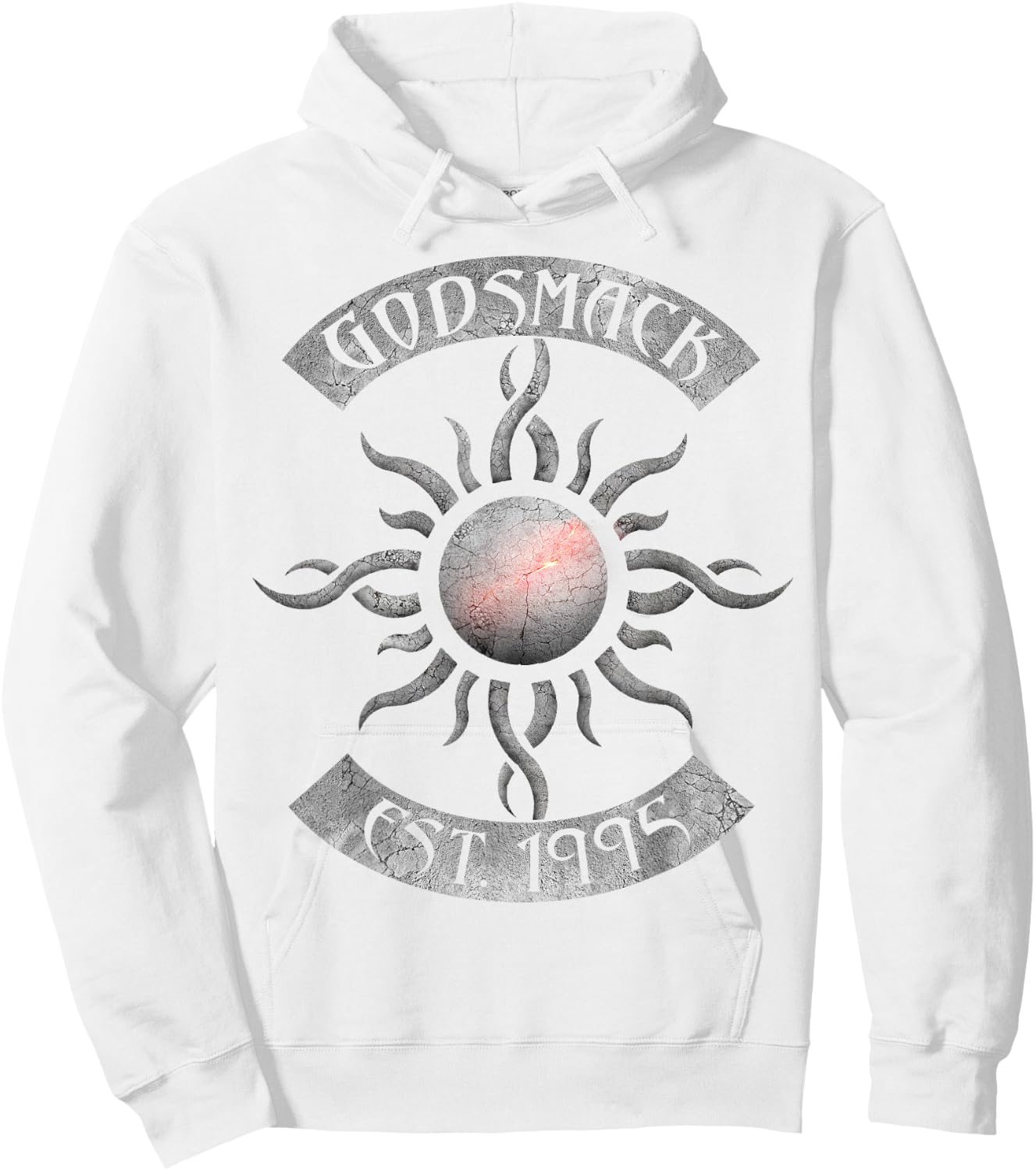 Godsmack – Legends Sun Rocker On White Hoodie - Hoodie | White