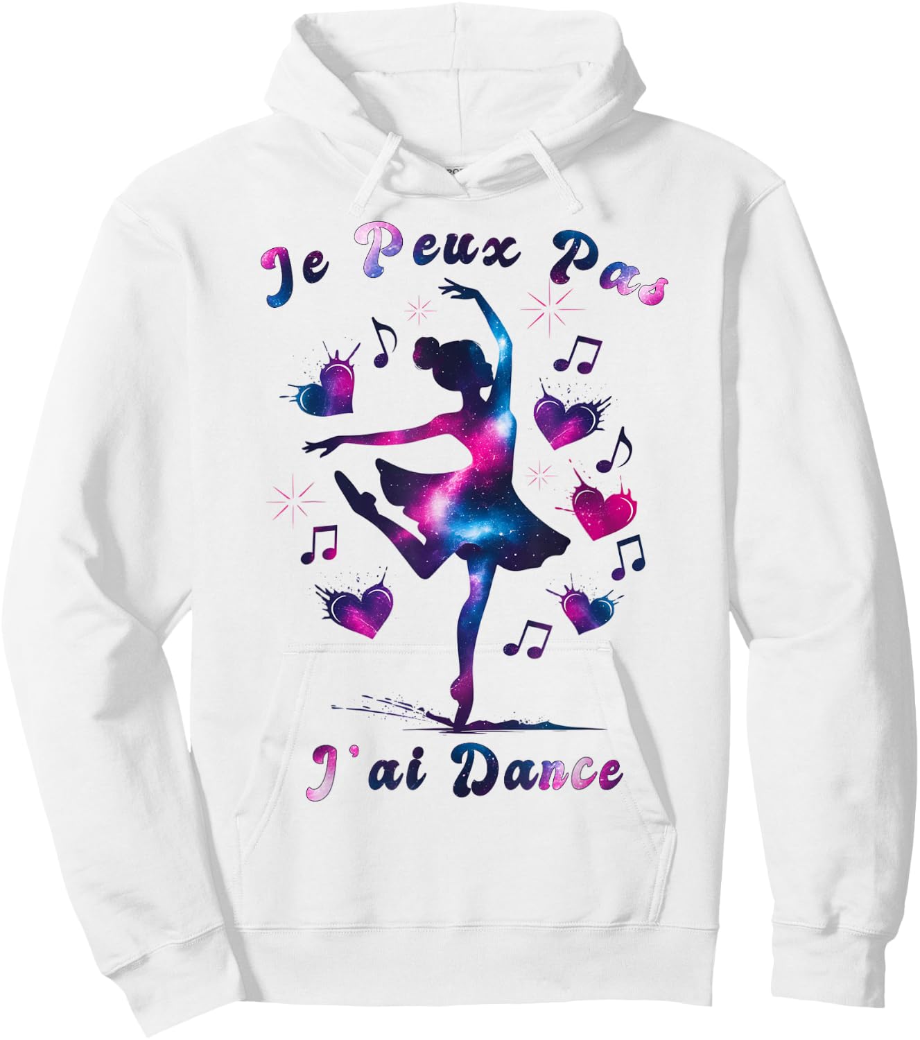 Je peux pas j'ai danse cadeau Dancer Hoodie - Hoodie | White