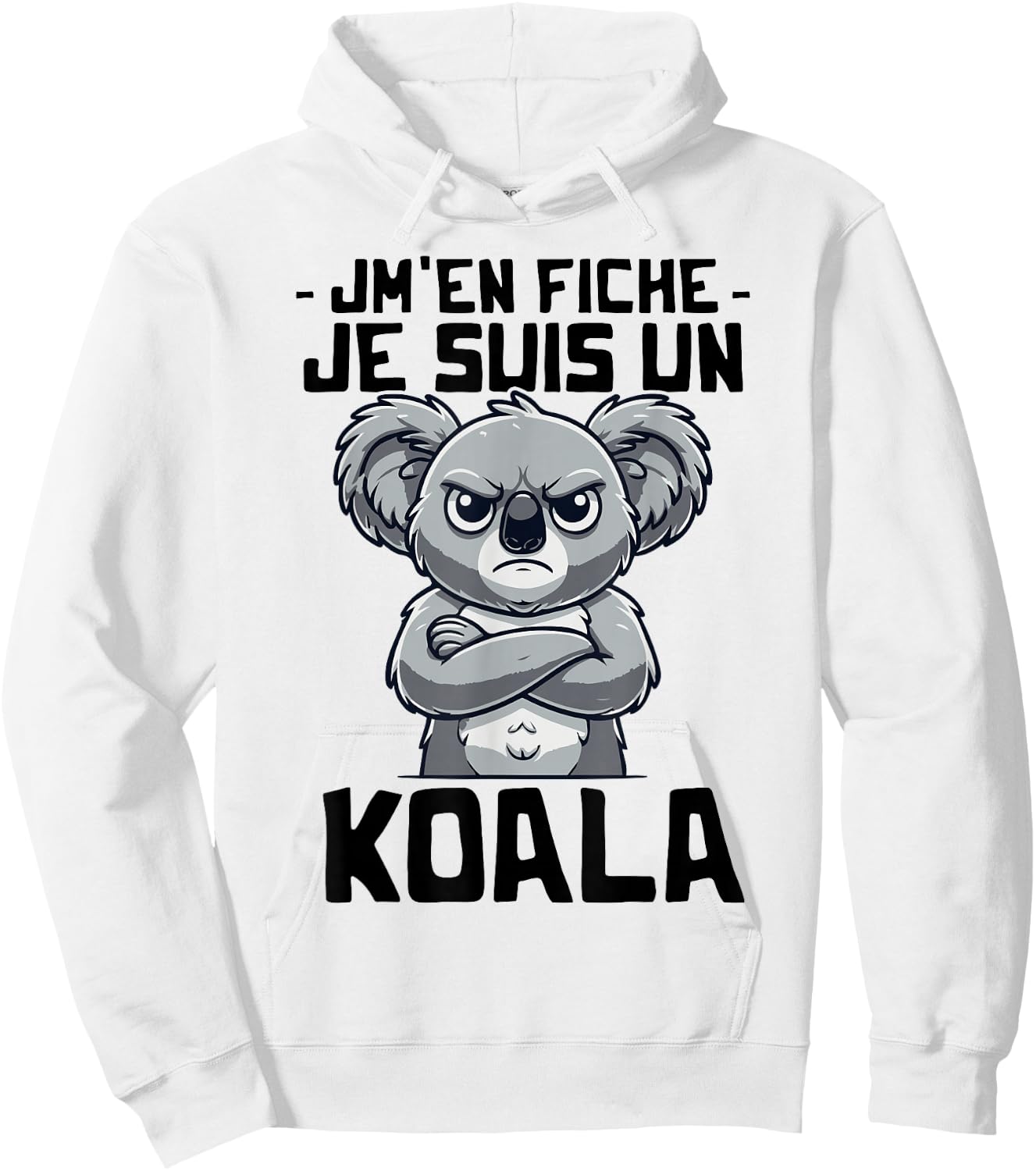 Idea Koala Humour Woman Girl Boy Je suis un Koala , white, S Hoodie - Hoodie | White