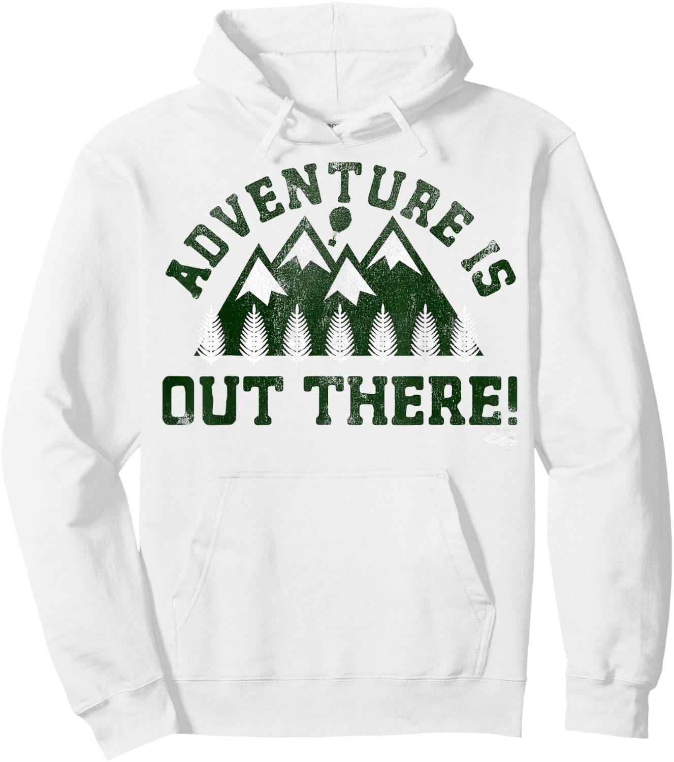 Disney Pixar Up Adventure Is Out There Forest Style Hoodie - Hoodie | White