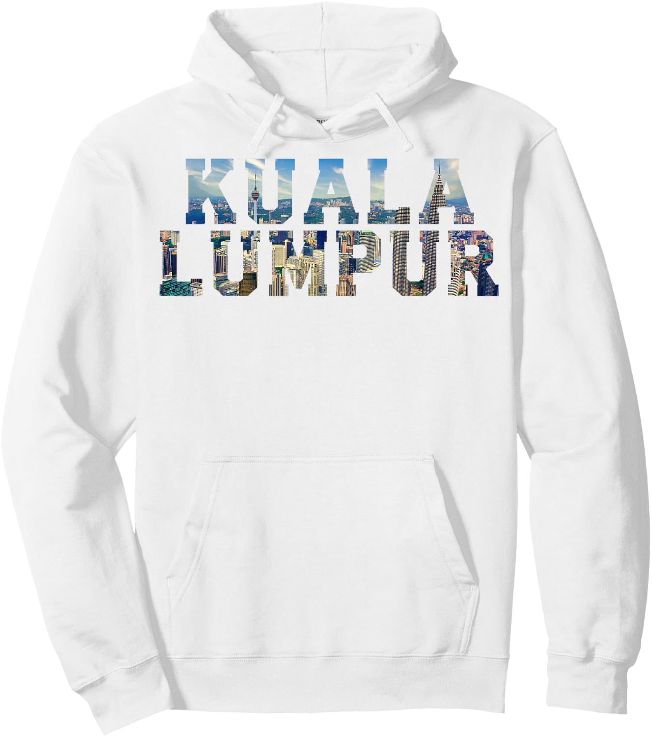 Souvenir vintage Kuala Lumpur Malaisie emblématique Skyline Hoodie - Hoodie | White