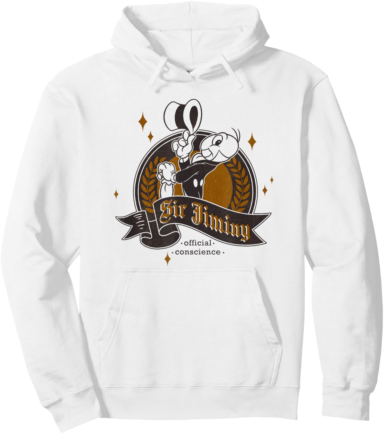 Disney Pinocchio Jiminy Cricket Official Pose Hoodie - Hoodie | White