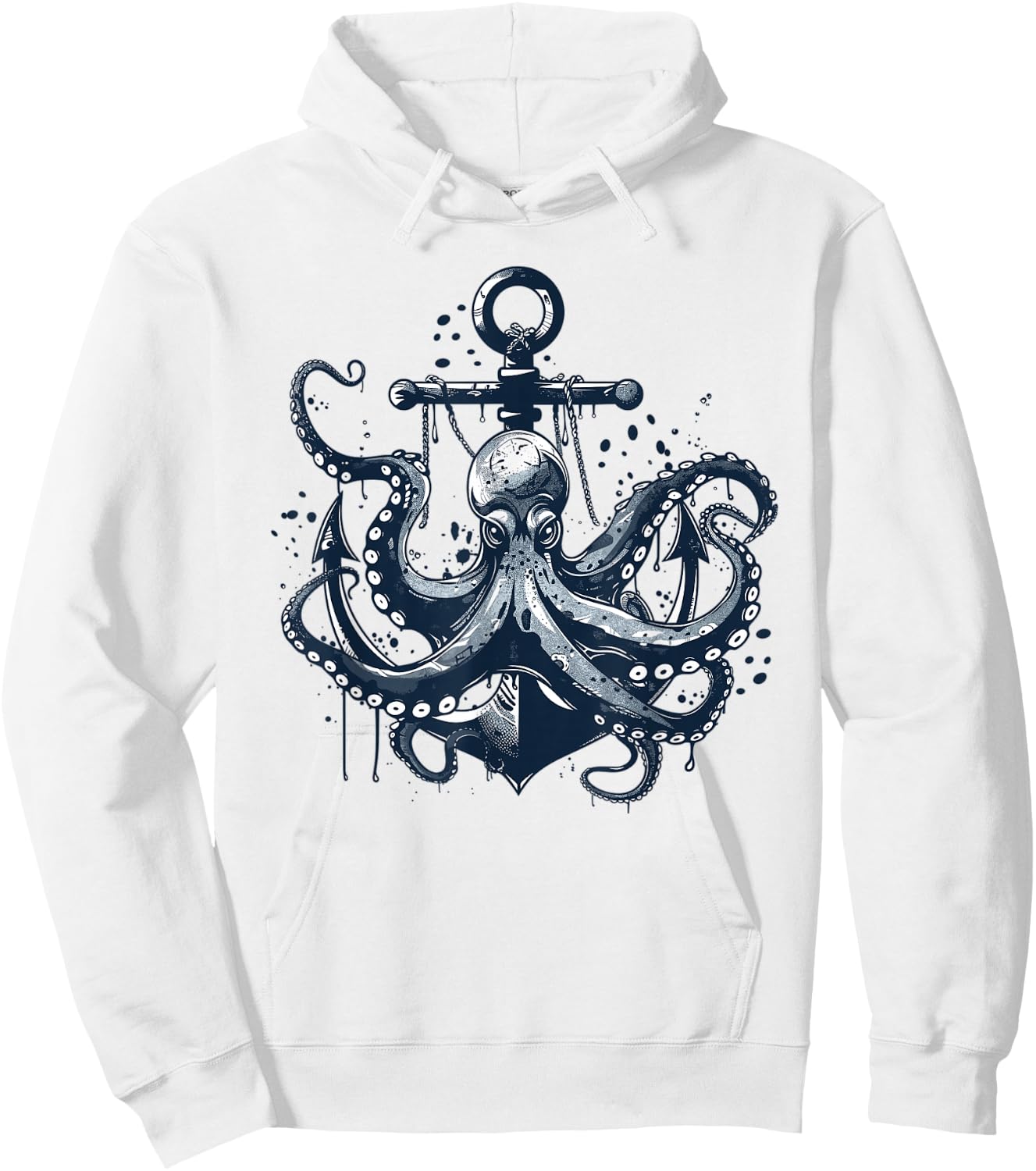 Cute Octopus Art I Kids Octopus Hoodie - Hoodie | White