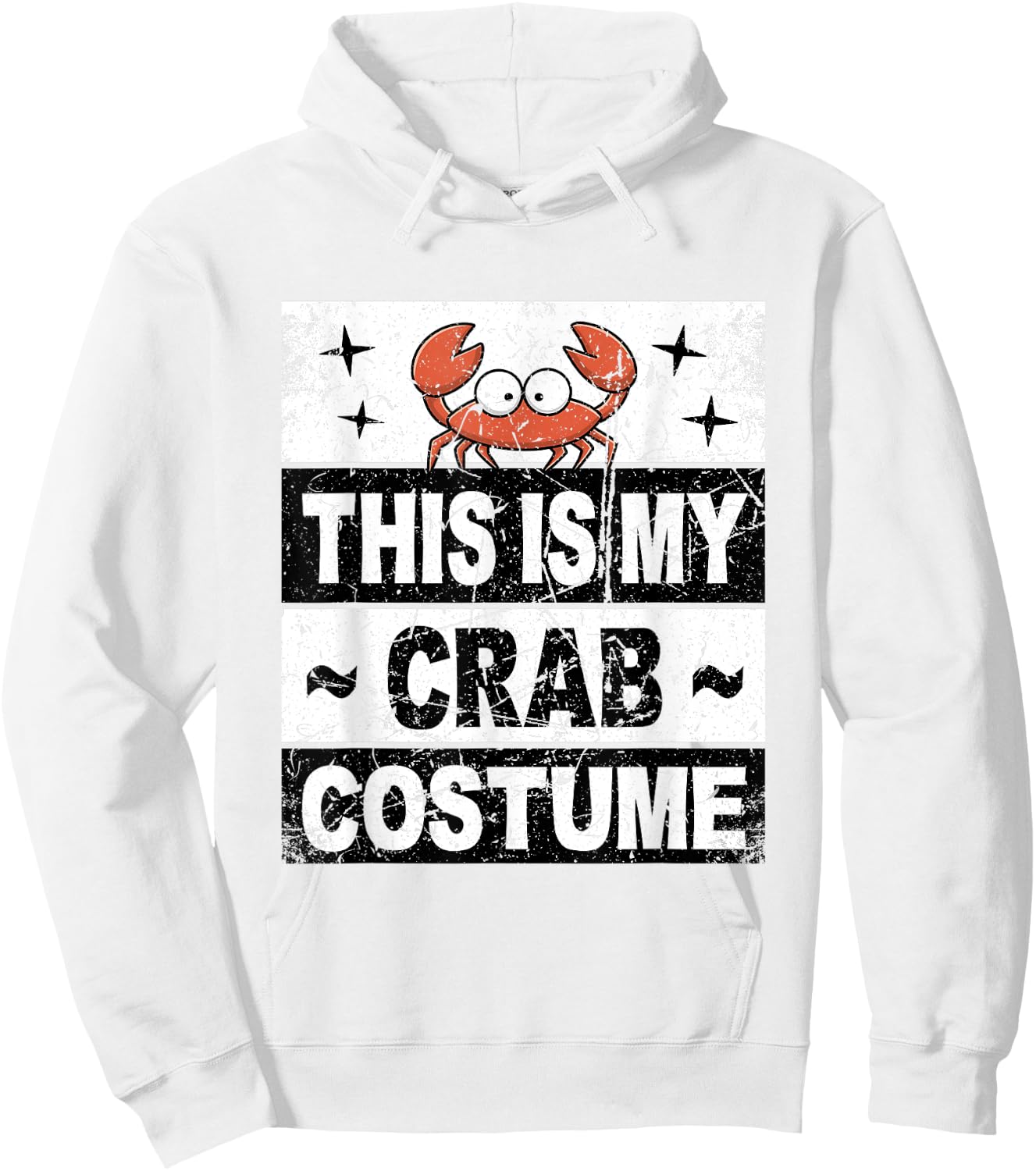 Retro Crab Costume Adult Kids Baby Toddler Men Women Hoodie - Hoodie | White