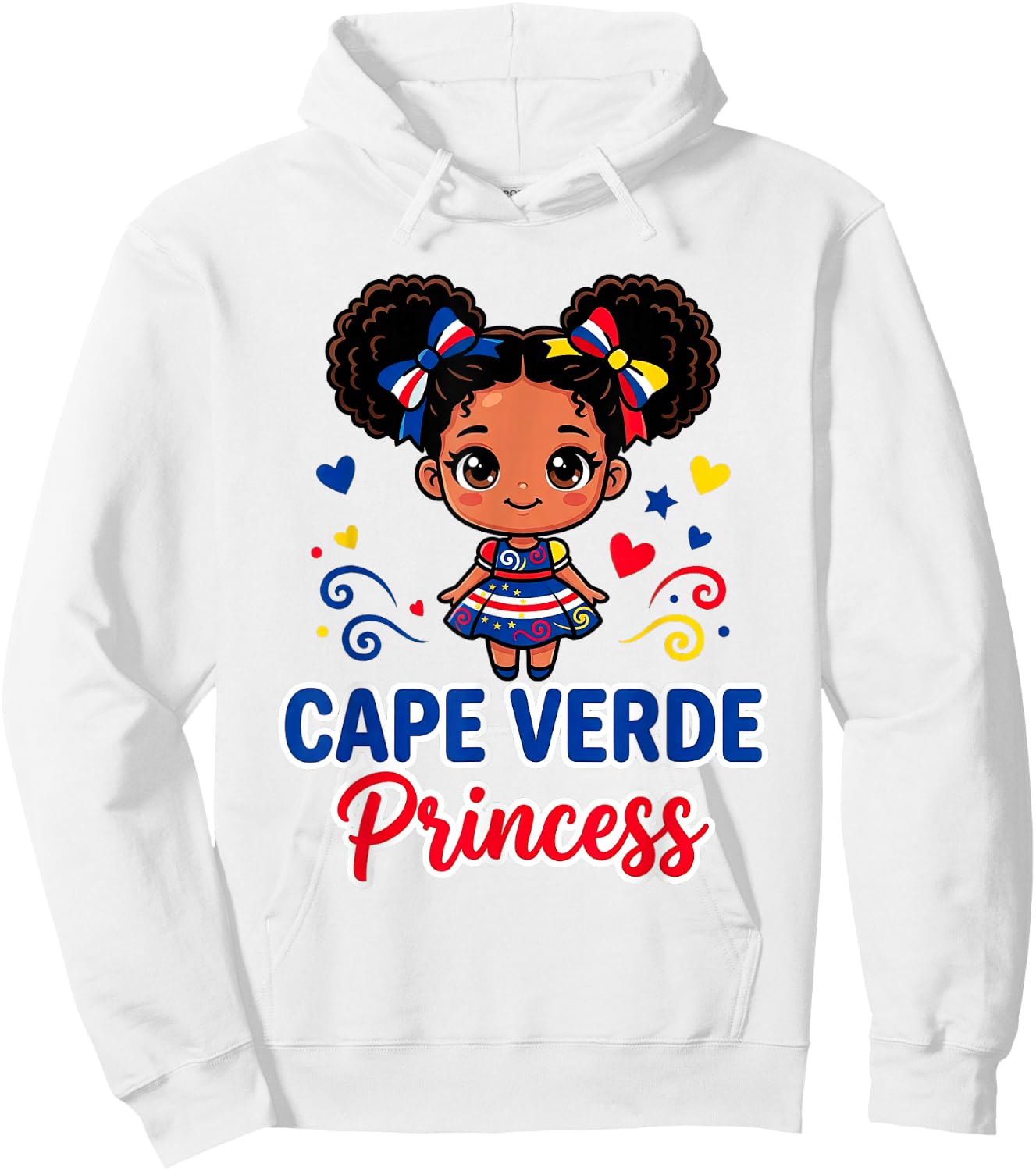 Cape Verde for Girl Cape Verdean Travel Graphic Hoodie - Hoodie | White