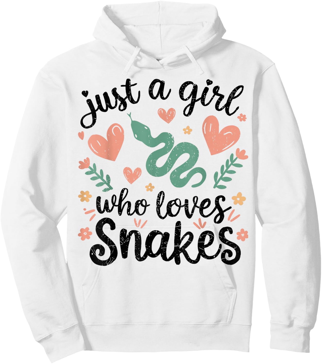 Snake Handler Girl Snake Woman Snake Hoodie - Hoodie | White