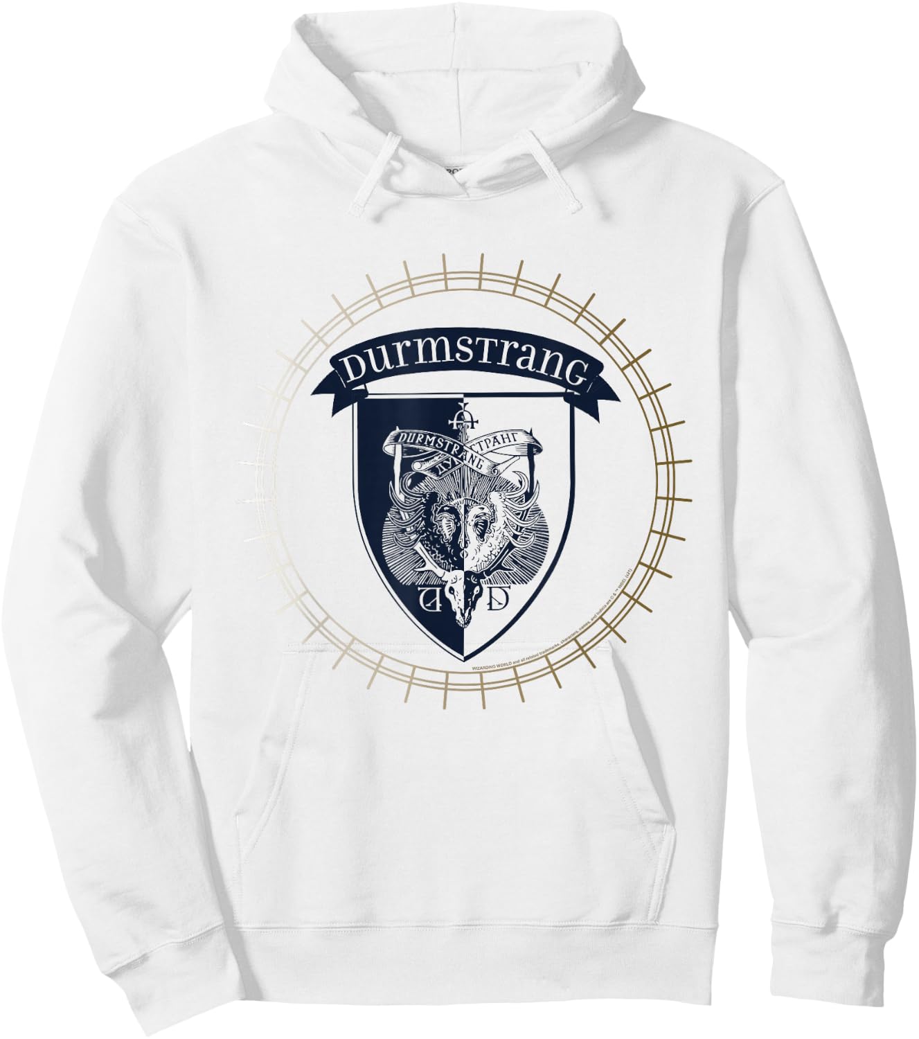 Harry Potter Durmstrand Emblem Hoodie - Hoodie | White