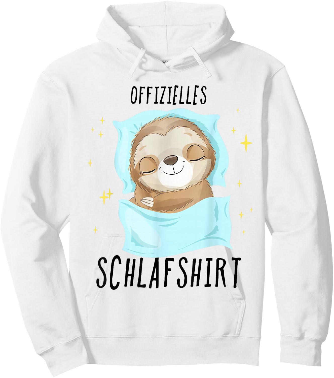 Sloth Pyjamas , gray, s Hoodie - Hoodie | White