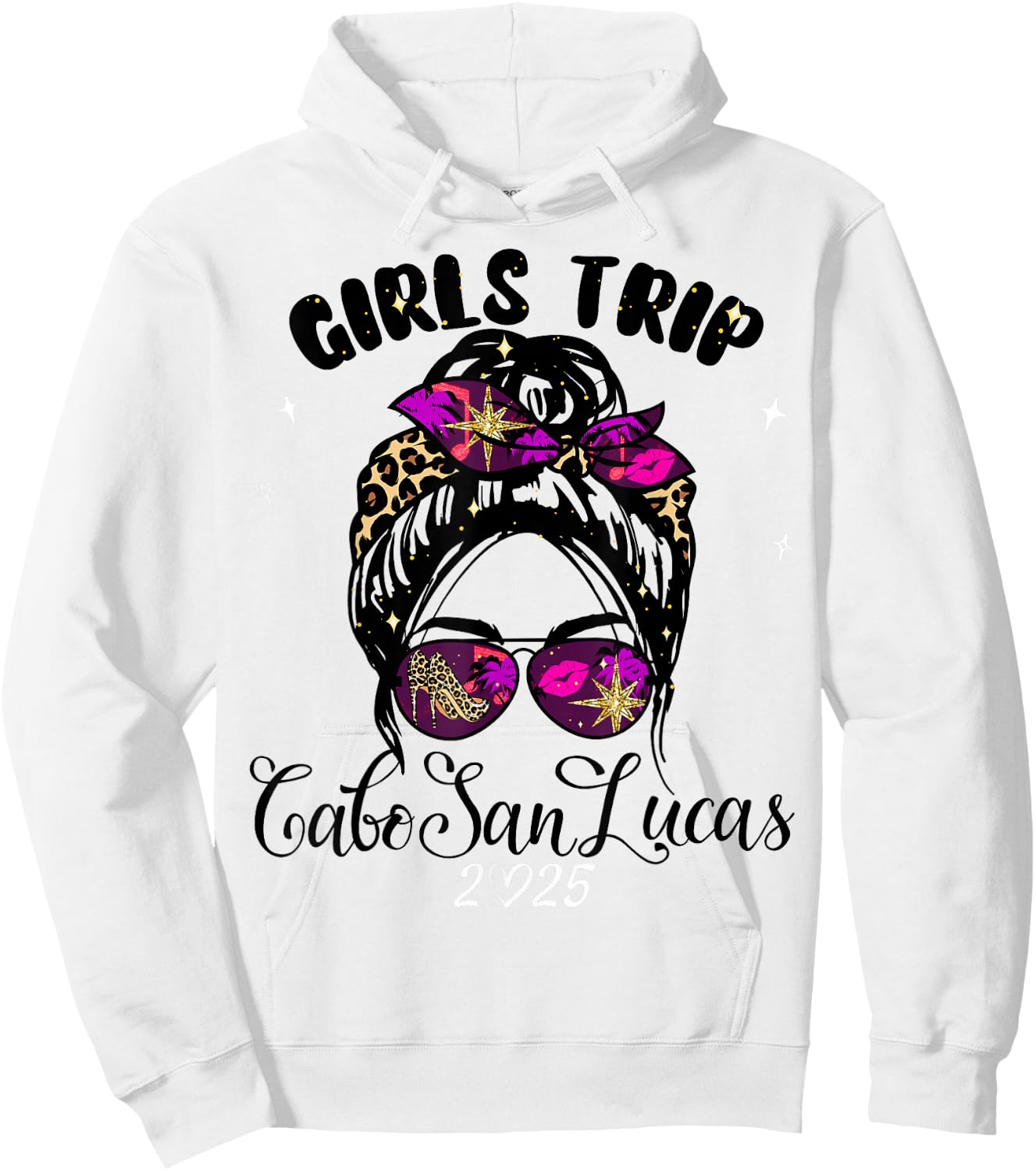 Girls Trip Cabo San Lucas 2025 Weekend Birthday Squad Hoodie - Hoodie | White