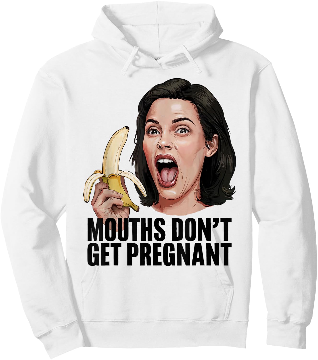 Münder Werden Nicht Schwanger Funny Meme Hoodie - Hoodie | White
