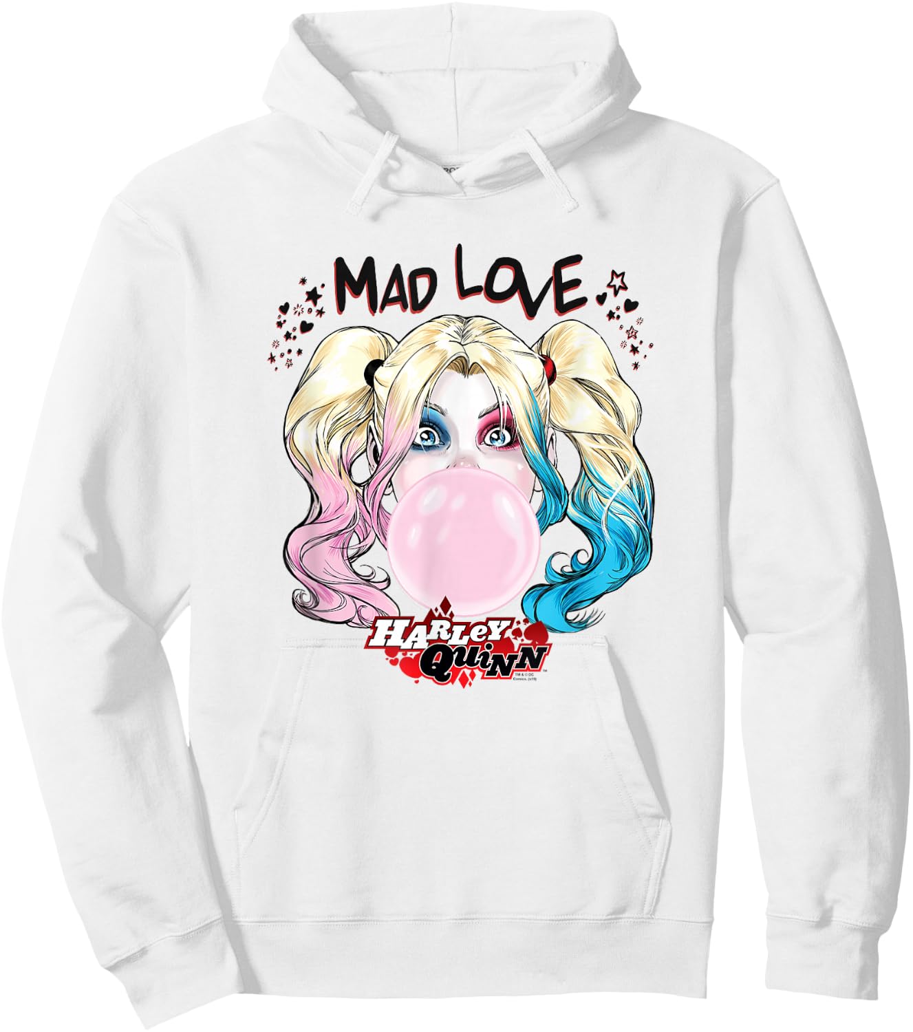 Batman Harley Quinn Mad Love Hoodie - Hoodie | White
