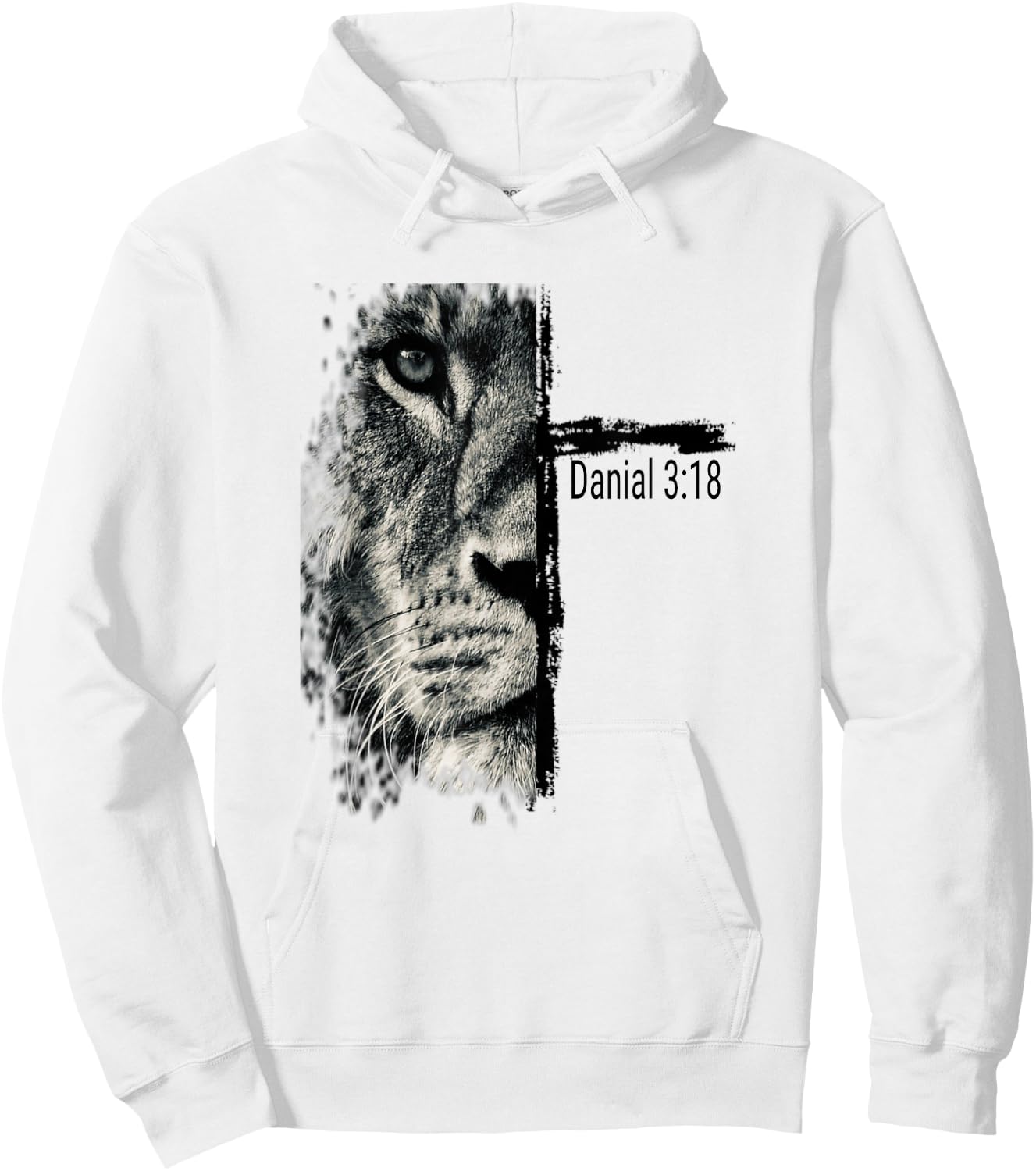 Daniel In The Bible Scripture Verse About Lions Hoodie - Hoodie | White