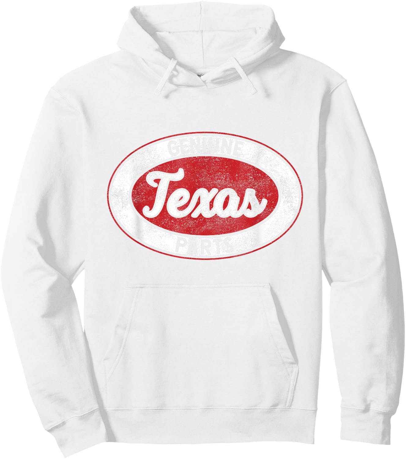 Genuine Texas Parts for Native Texans - Proud Texas Hoodie - Hoodie | White