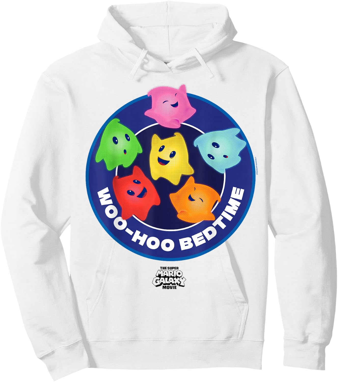 The Super Mario Galaxy Movie Lumas Woo-Hoo Bedtime Hoodie - Hoodie | White