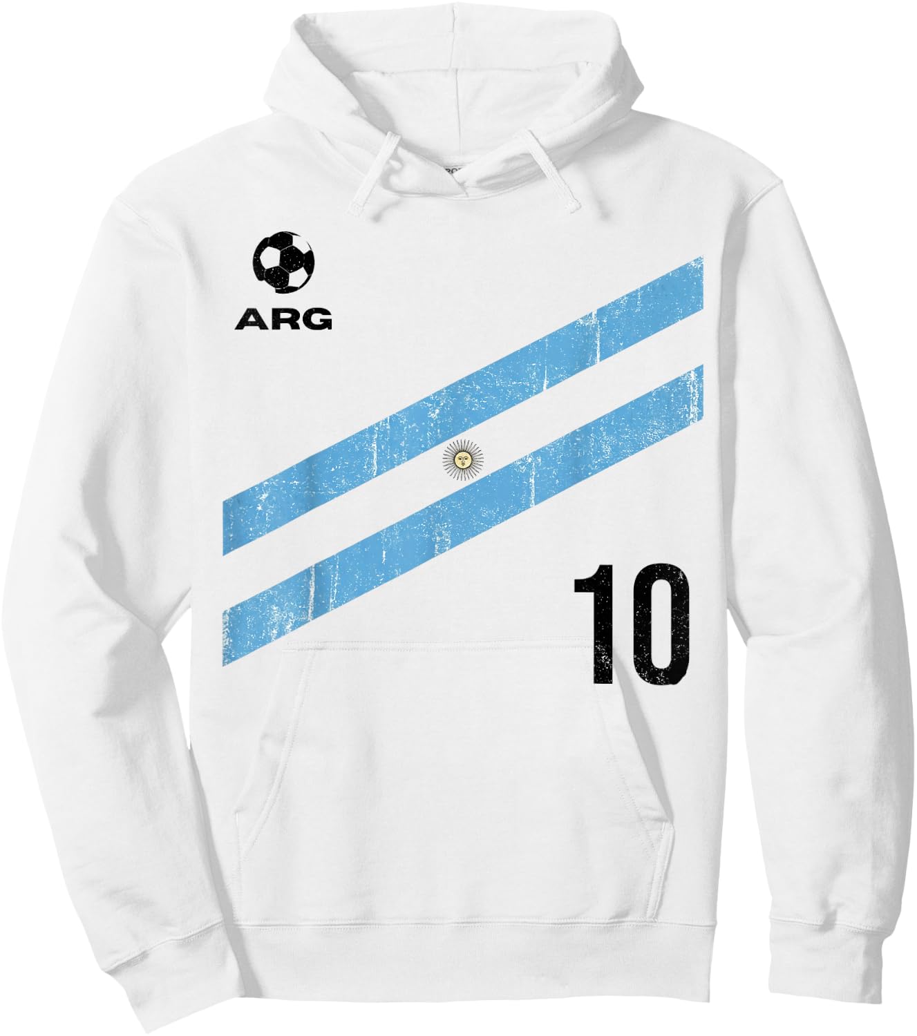 Argentina Flag Argentina Gift Hispanic Heritage Argentinian Hoodie - Hoodie | White