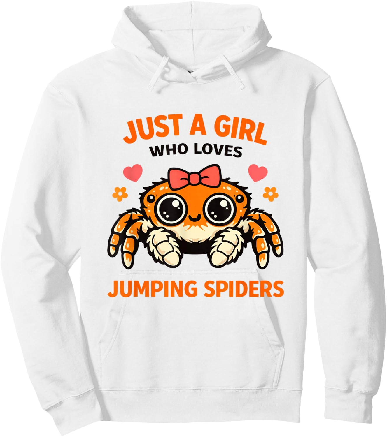 Phidippus Regius Jumping Spider Exotic Pet Lover Keeper Hoodie - Hoodie | White
